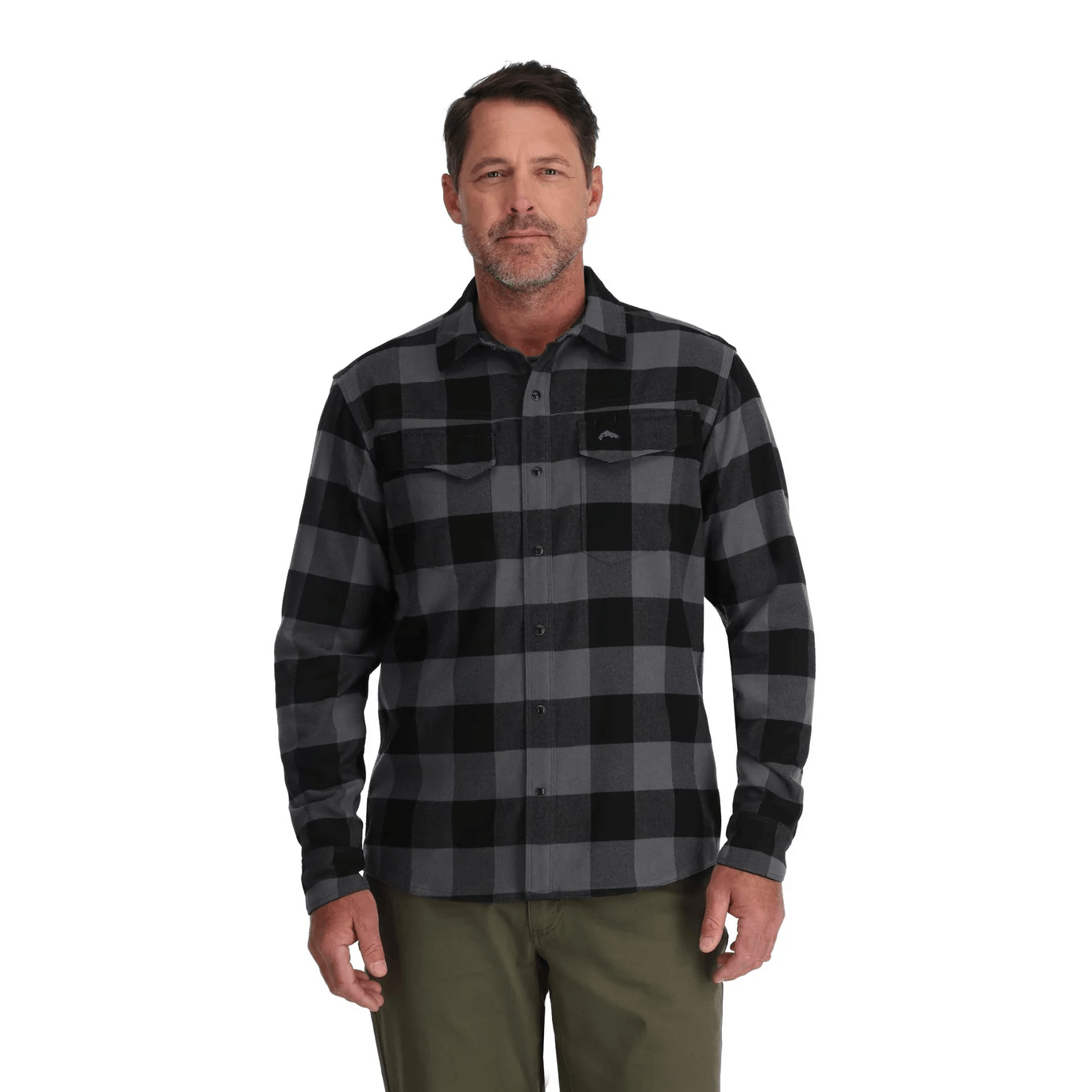 Simms-Gallatin-Flannel-Fishing-Shirt---Men-s-Slate-Buffalo-Check