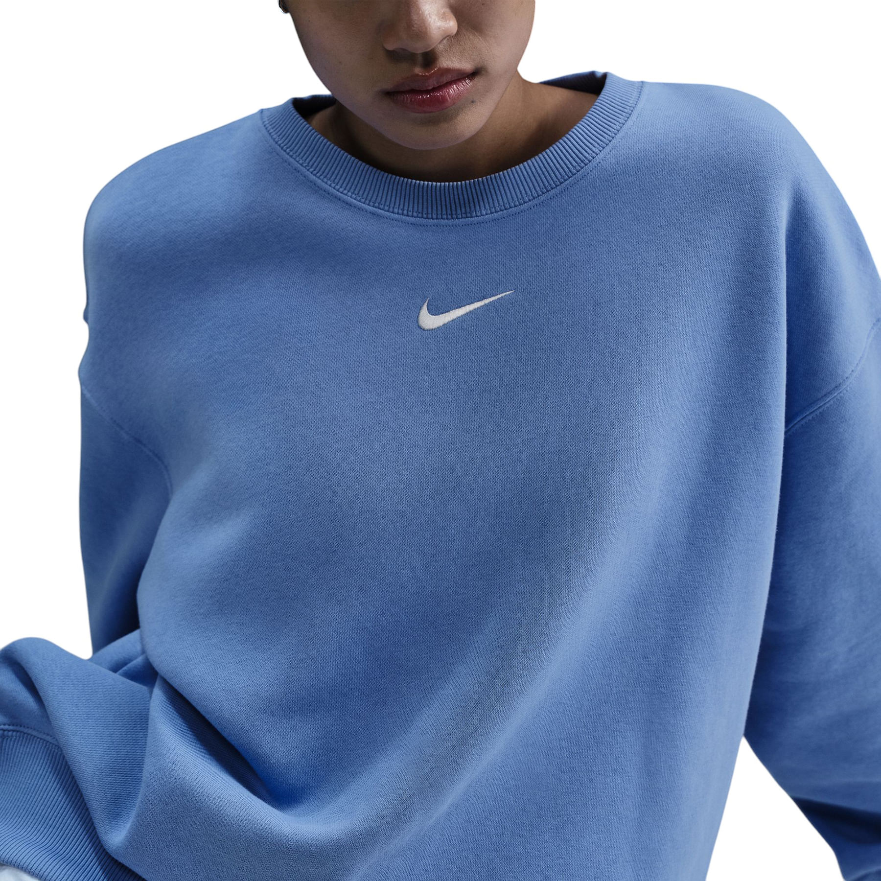 Nike-Sportswear-Phoenix-Fleece-Oversized-Crewneck-Sweatshirt---Women-s-Royal-Pulse---Sail