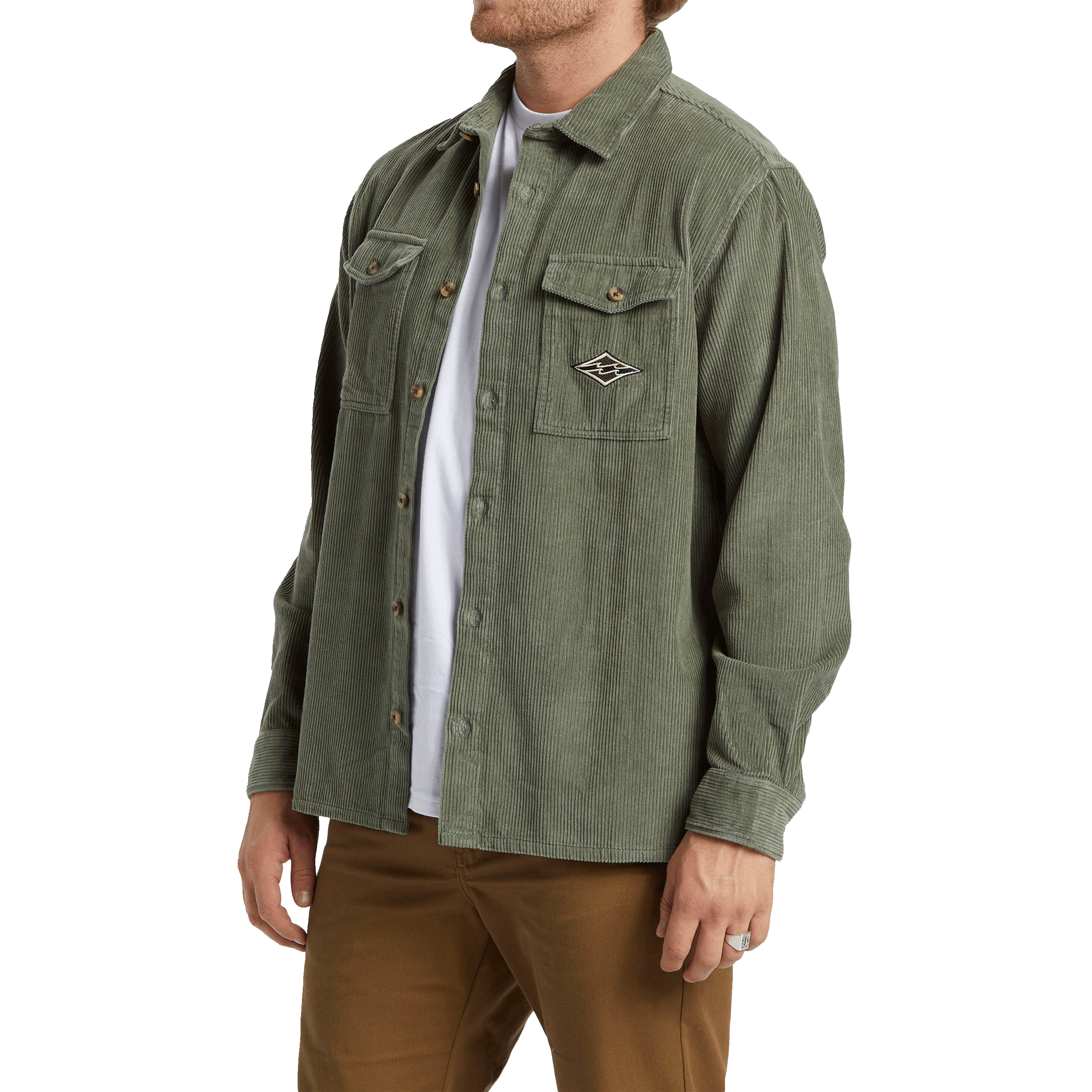 Billabong-Bong-Days-Long-Sleeve-Cord-Shirt---Men-s-SAGE