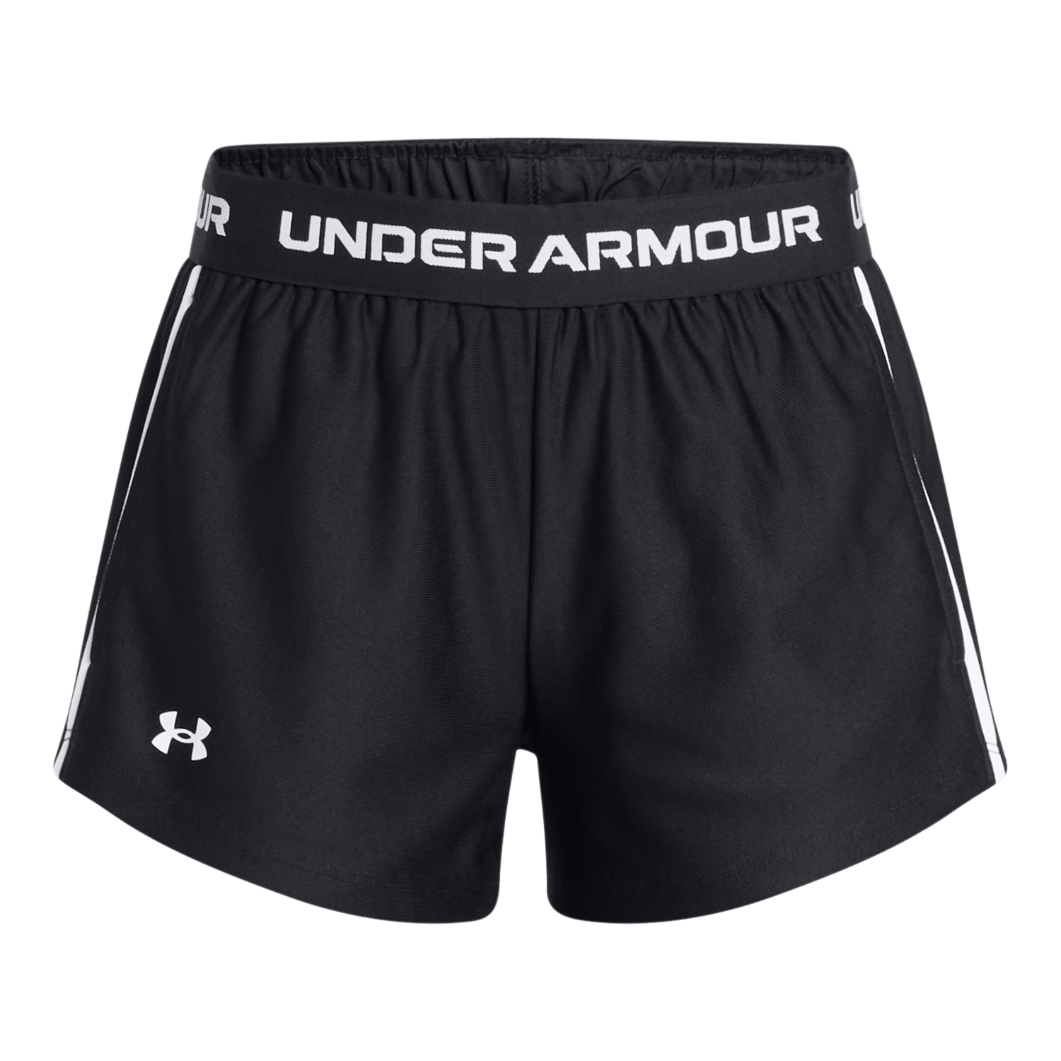 UNDER-G-TECH-PLAY-UP-SHORT-Black-Black-White