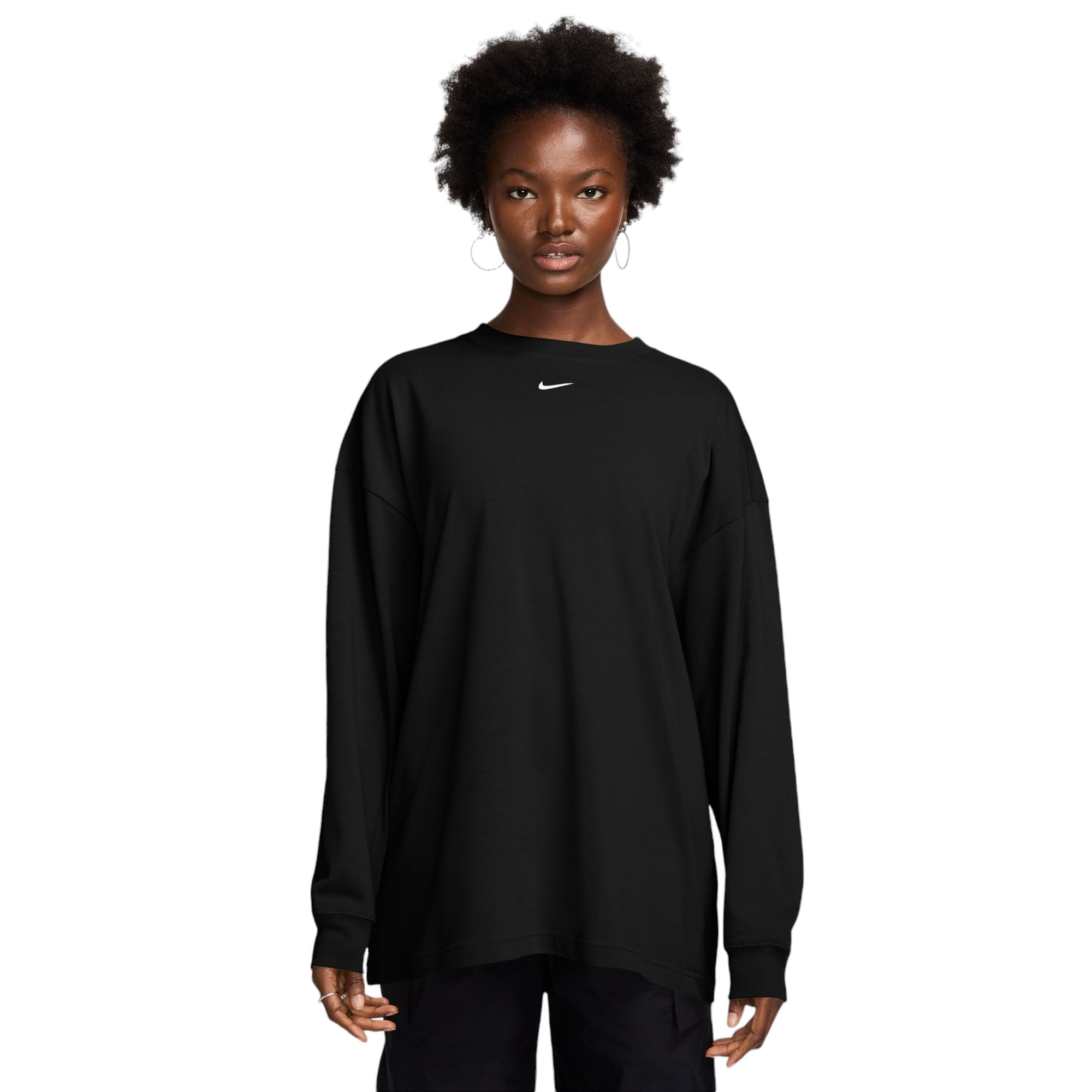 ★★Nike★★ Sportswear Essentials Oversized Long Sleeve T-S Nike Sportswear Essential Oversized Long-Sleeve T-Shirt