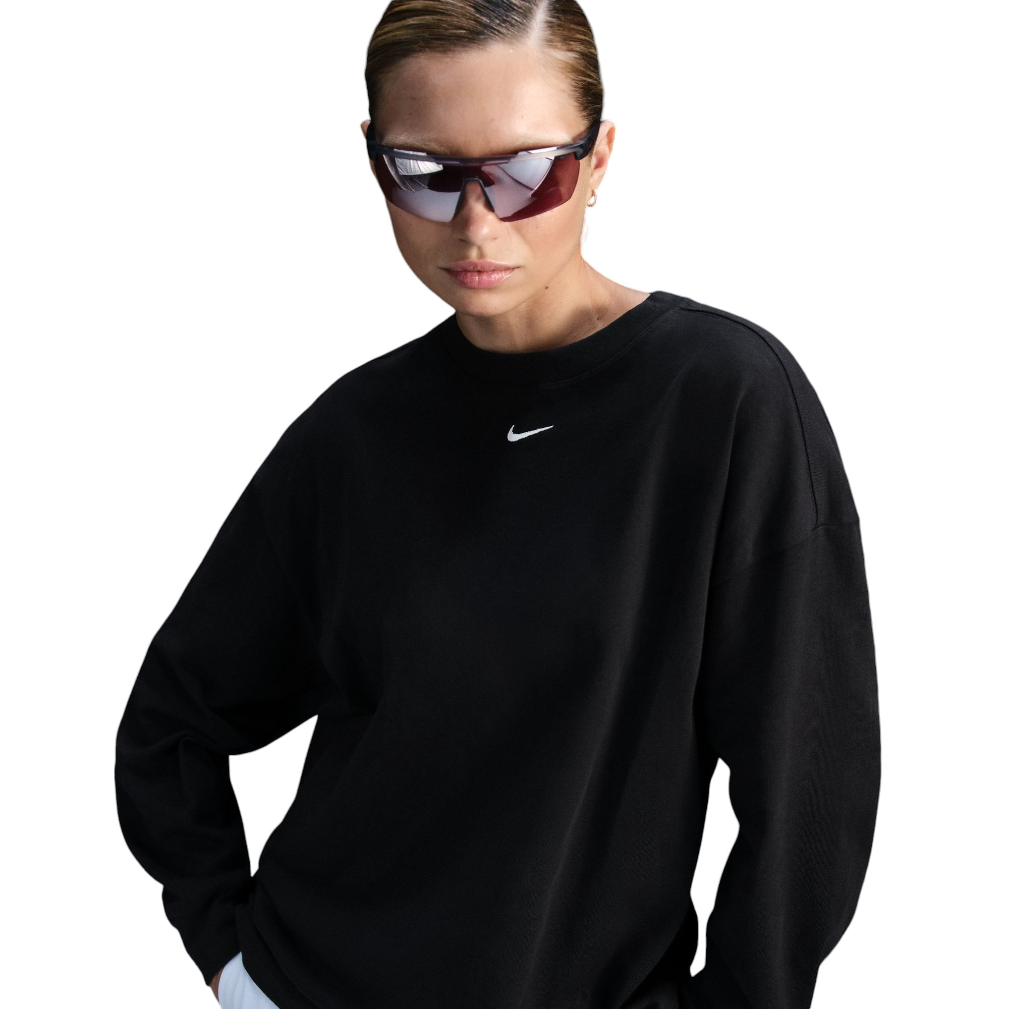 NIKE-C-W-NSW-ESSNTL-OS-LS-TEE-Black