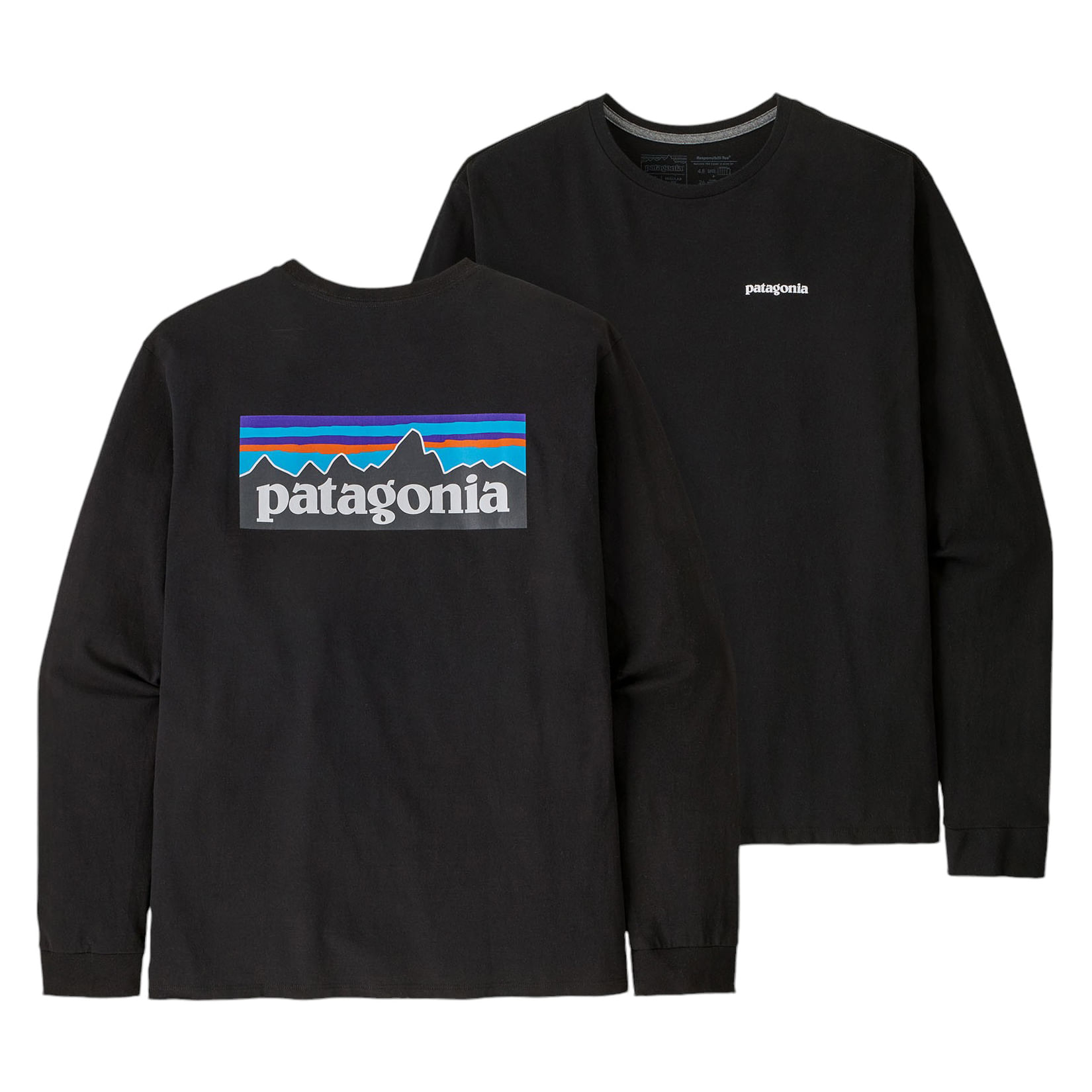 Patagonia-Long-Sleeve-P-6-Logo-Responsibili-tee---Men-s-Black