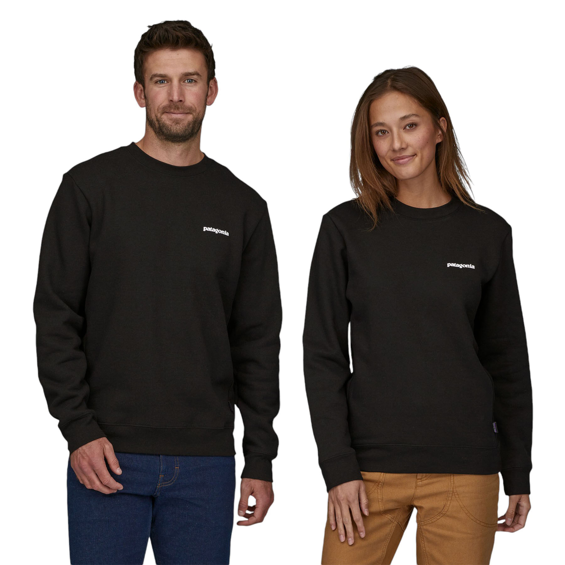 Patagonia-P-6-Logo-Uprisal-Crew-Sweatshirt-Black