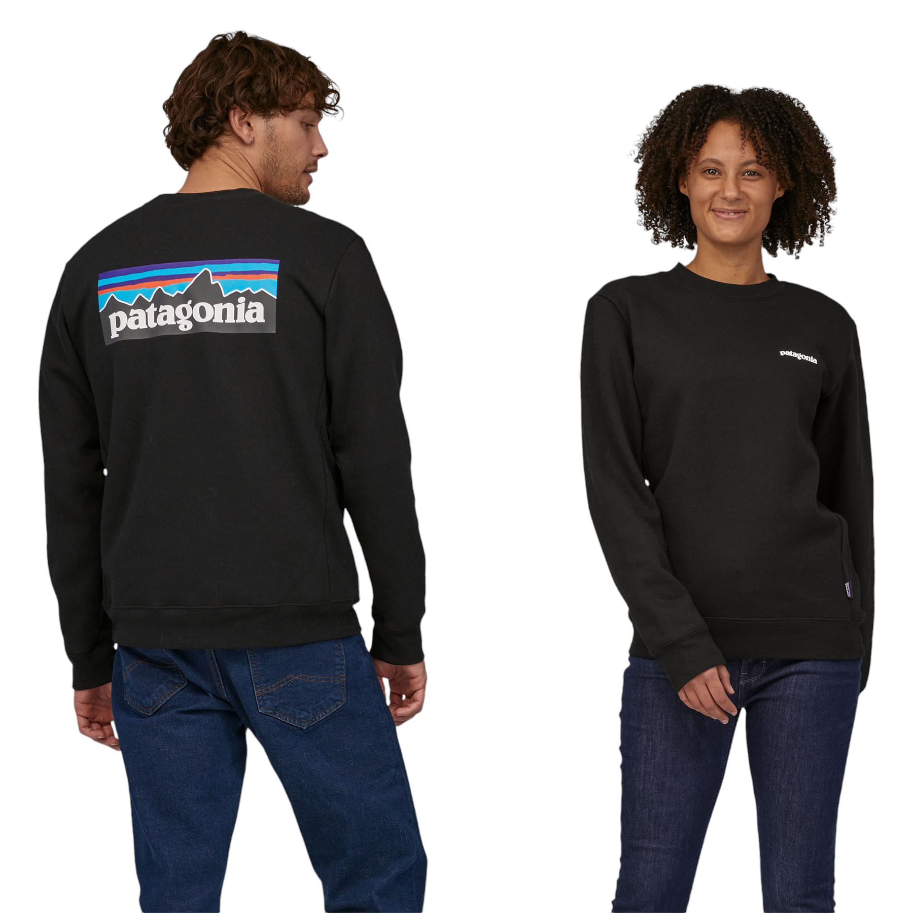 Patagonia-P-6-Logo-Uprisal-Crew-Sweatshirt-Black