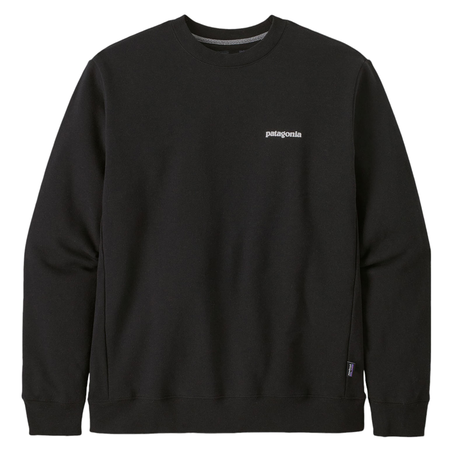Patagonia-P-6-Logo-Uprisal-Crew-Sweatshirt-Black