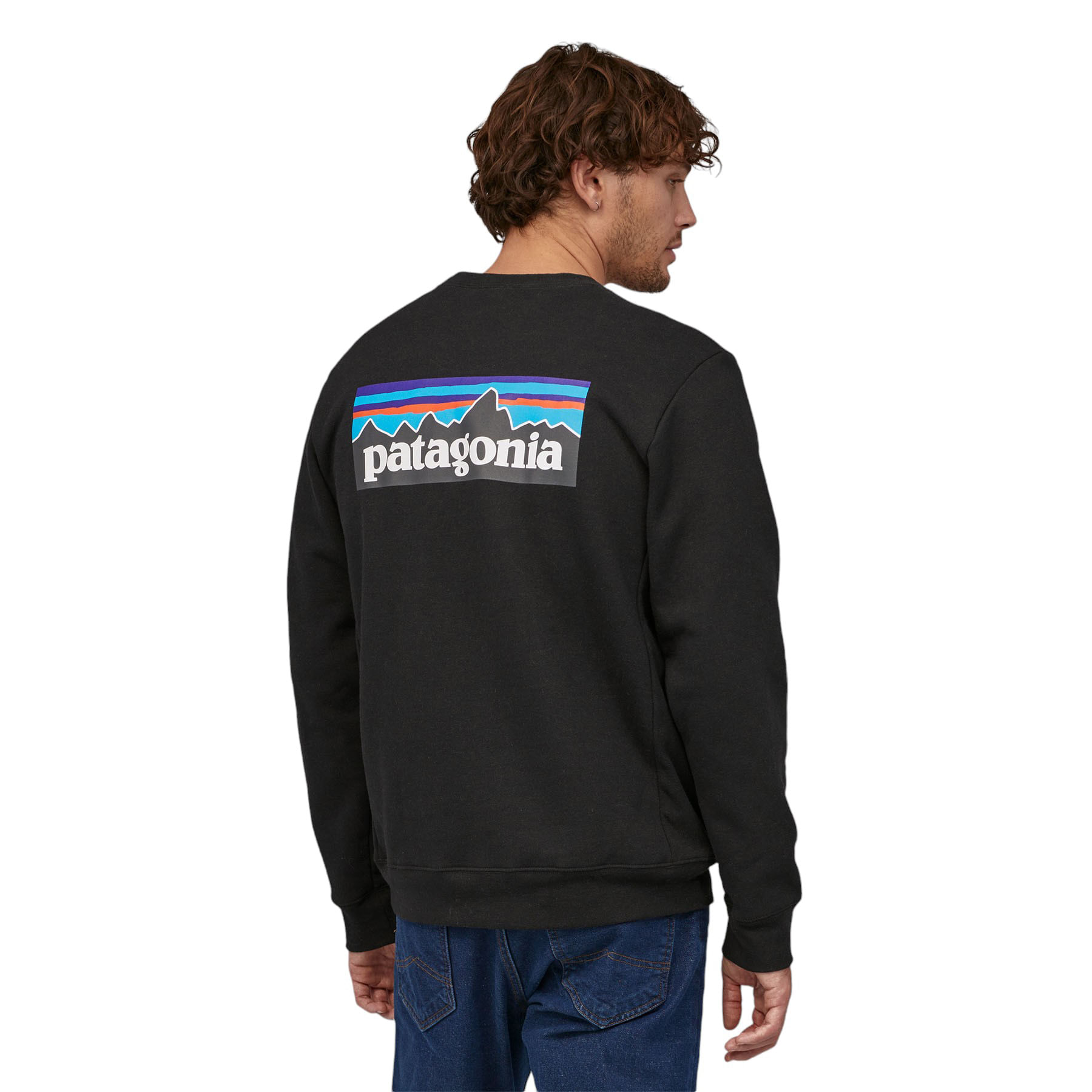 Patagonia-P-6-Logo-Uprisal-Crew-Sweatshirt-Black