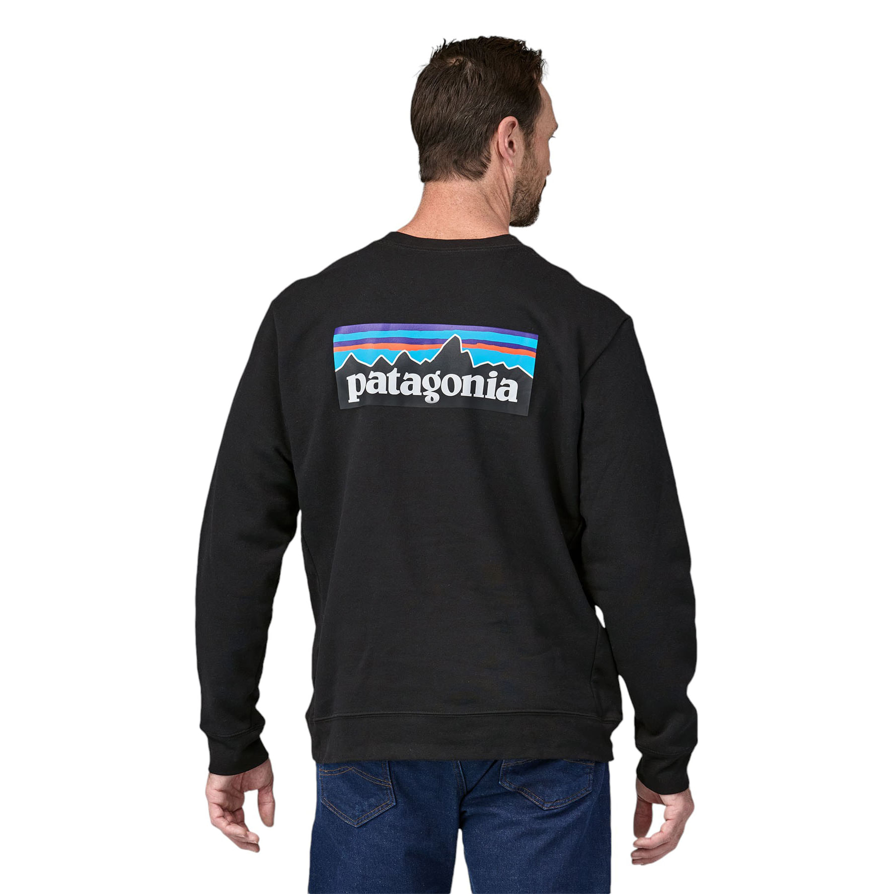Patagonia-P-6-Logo-Uprisal-Crew-Sweatshirt-Black