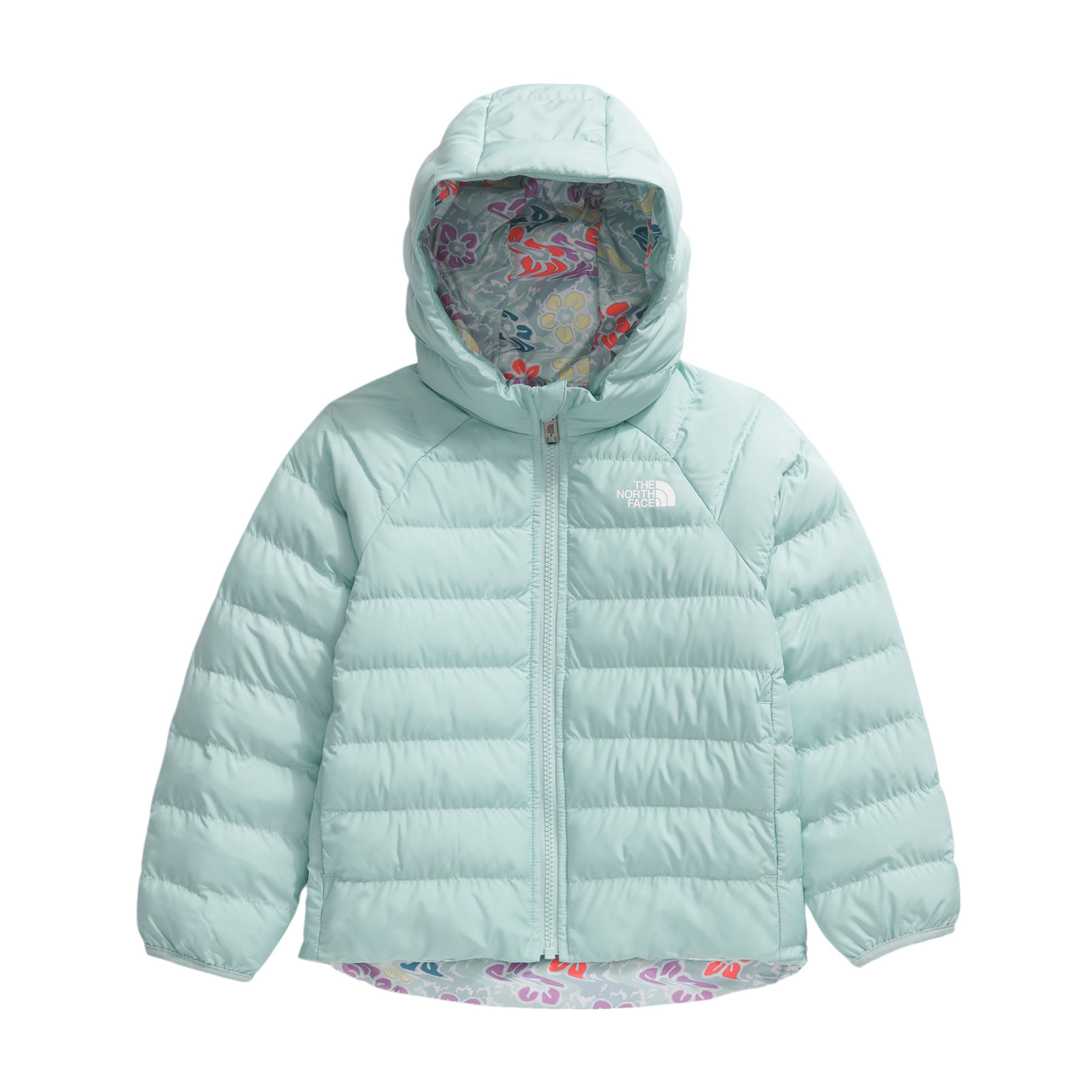 The-North-Face-Reversible-Perrito-Hooded-Jacket---Youth-Muted-Pine