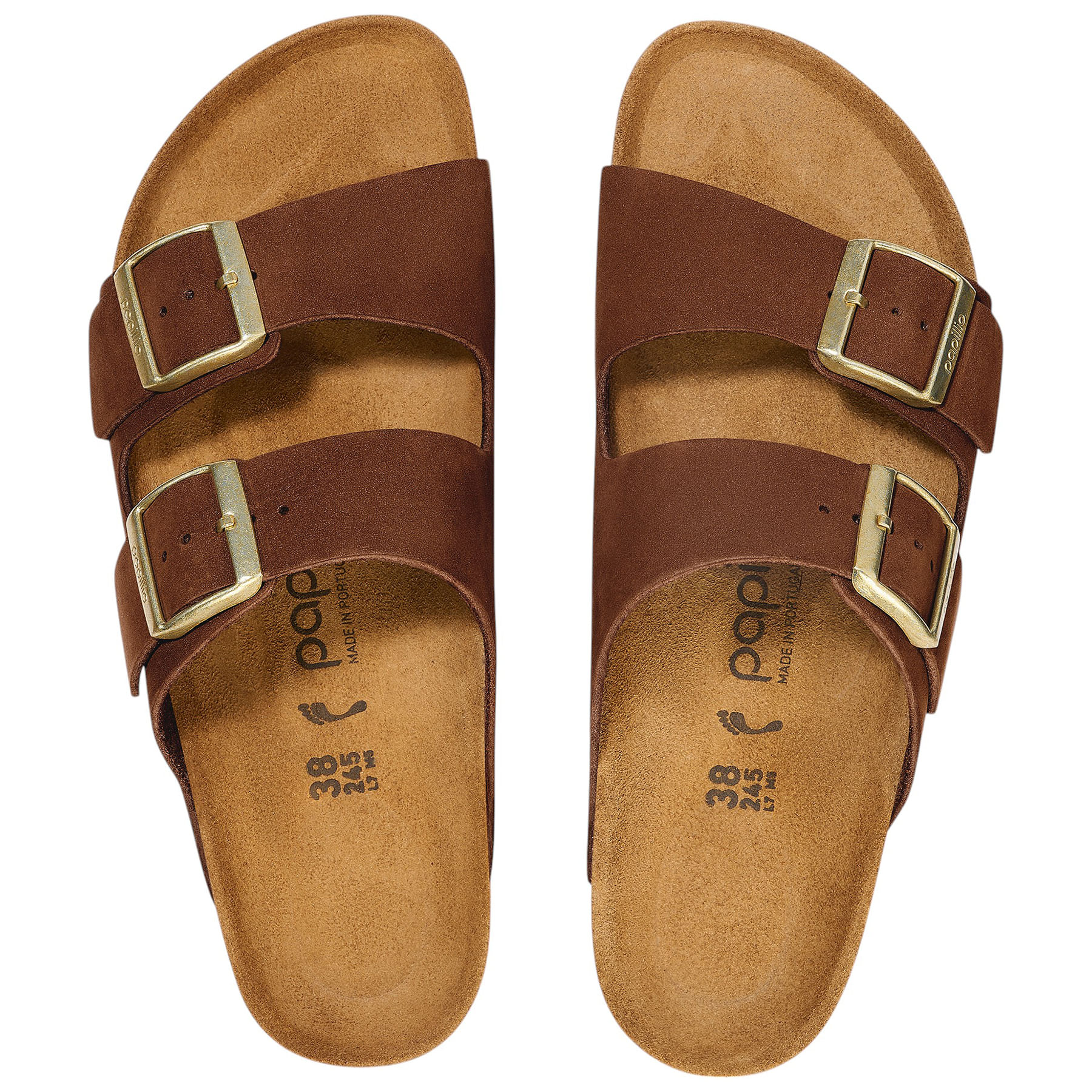 Birkenstock-Arizona-Platform-Sandal---Women-s-Nubuck---Dark-Tea