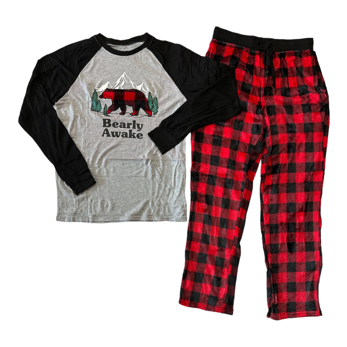 Holiday-FamJams-Knit-2-Piece-Sleep-Set---Men-s-Grey-Bear