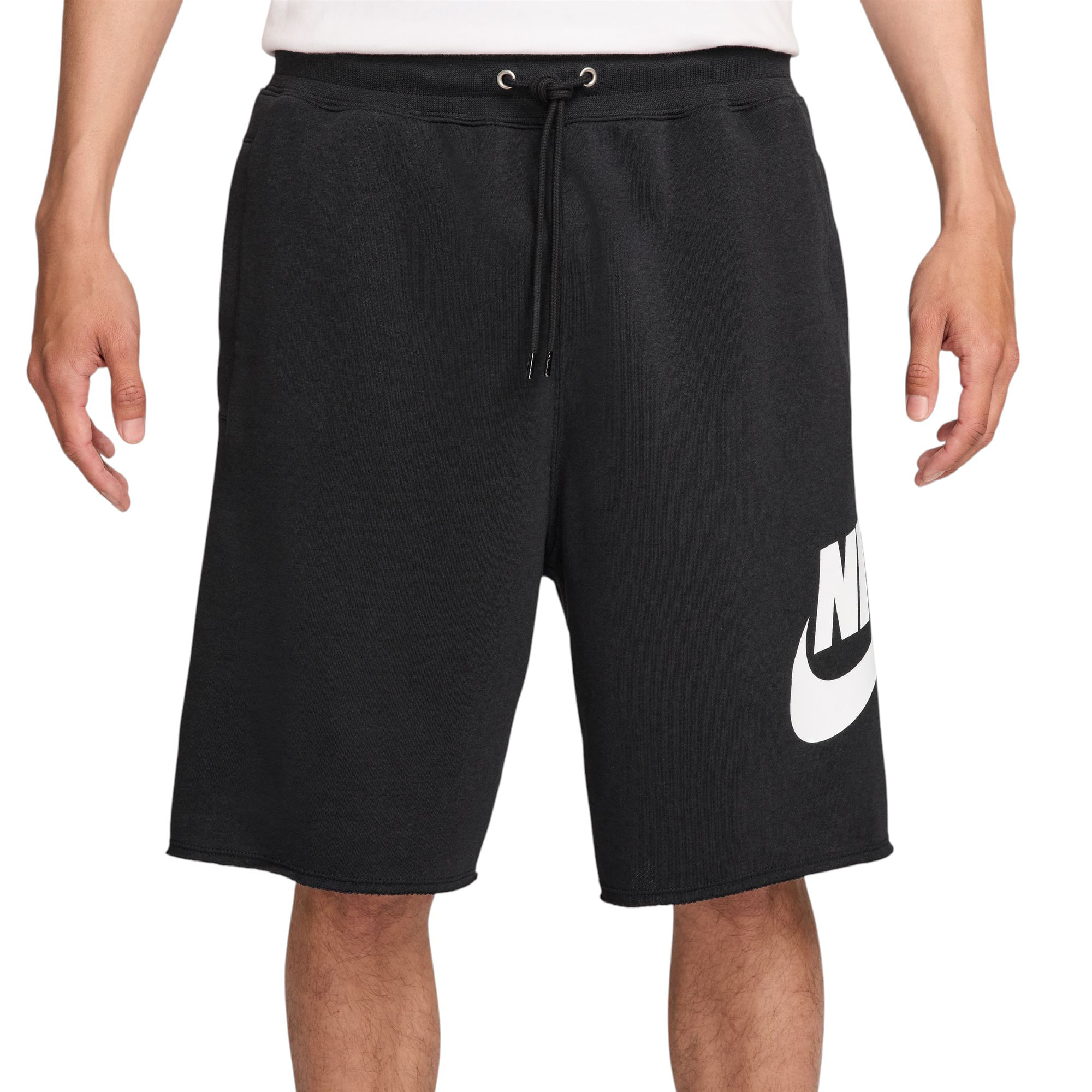 NIKE-C-M-NK-CLUB-ALUMNI-FT-SHORT-Black---Black---White
