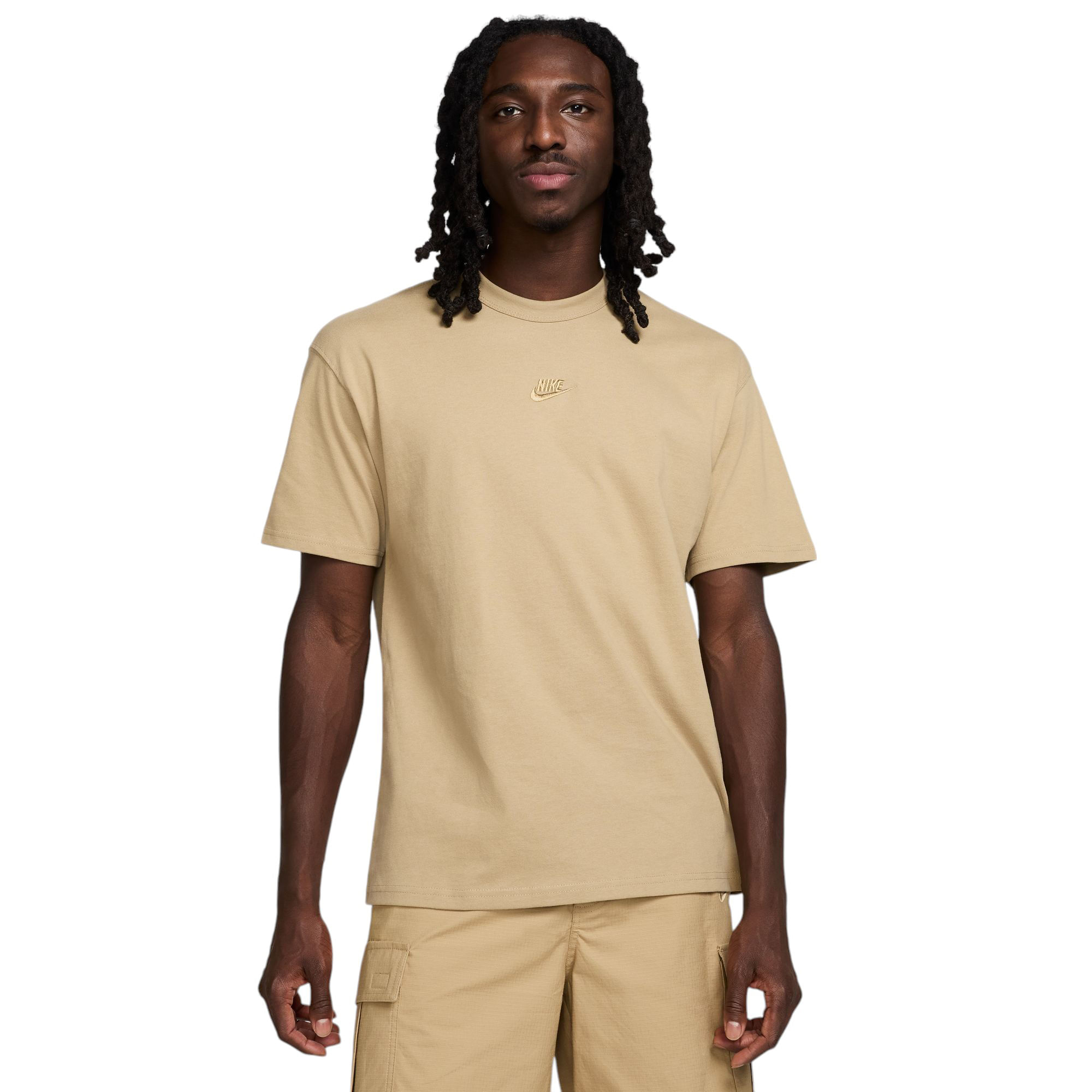 Nike-Premium-Essentials-T-Shirt---Men-s-Parachute-Beige