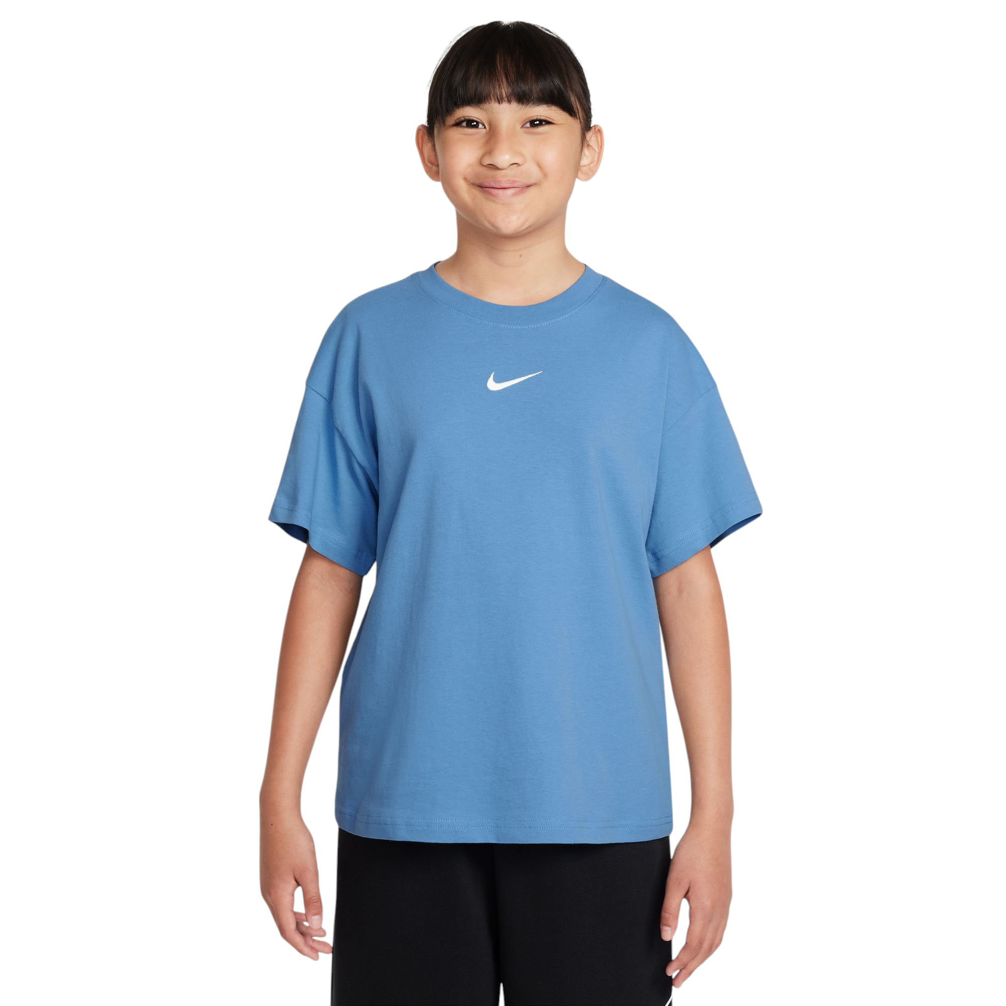 ★ Nike★ Sportswear Club Short Sleeve T-Shirt W Blue Tint Nike Women's Sportswear Club