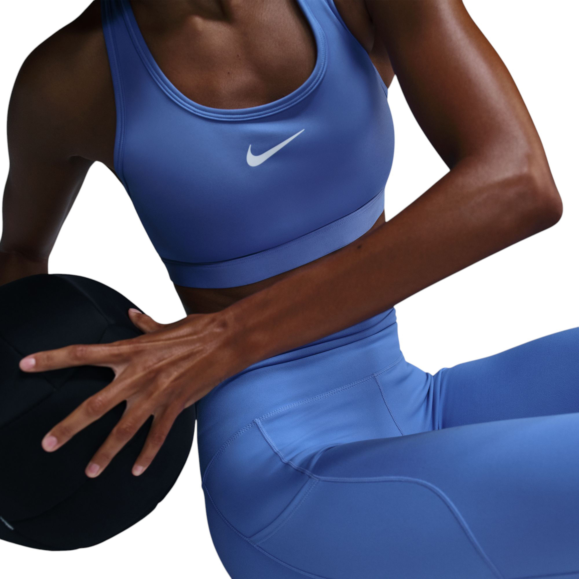 Nike-One-High-Waisted-7-8-Leggings---Women-s-Royal-Pulse---Black