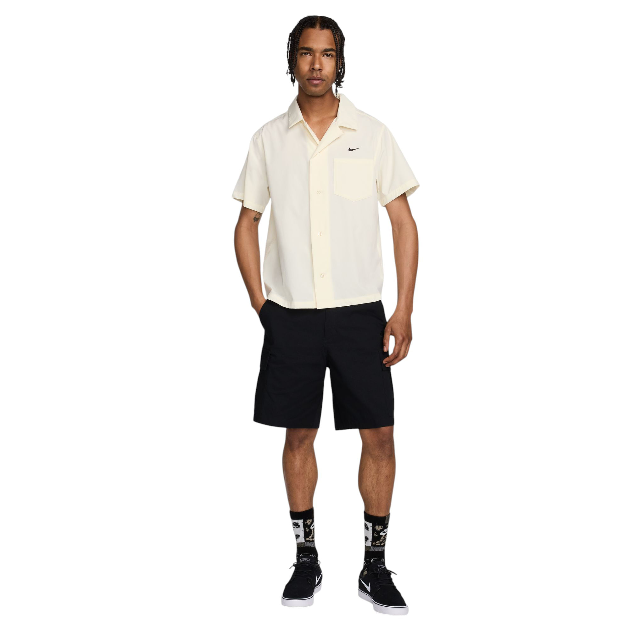 Nike-Club-Woven-Cargo-Short---Men-s-Black---Black