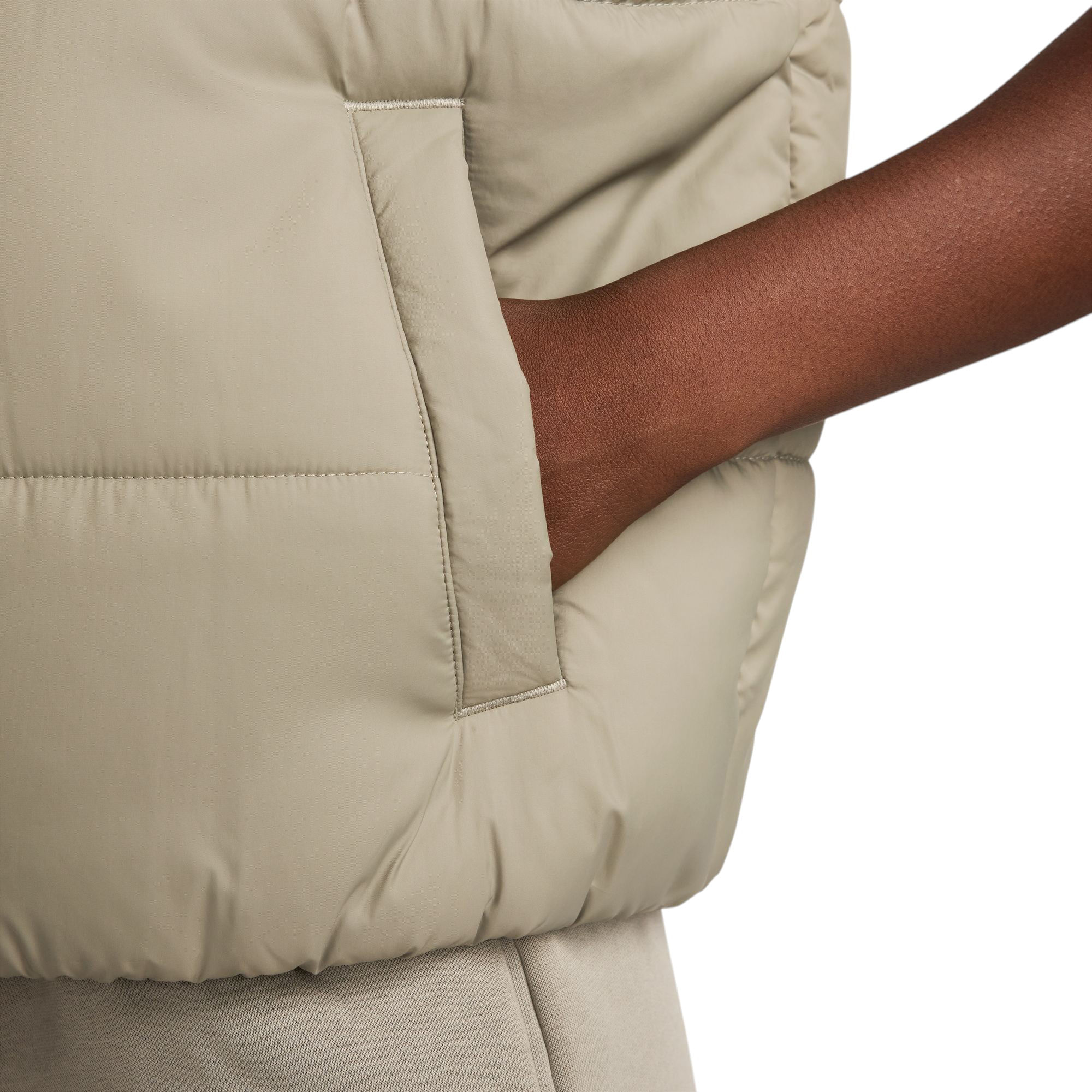 Nike-Sportswear-Classic-Puffer-Therma-FIT-Loose-Vest---Women-s-Light-Army---White