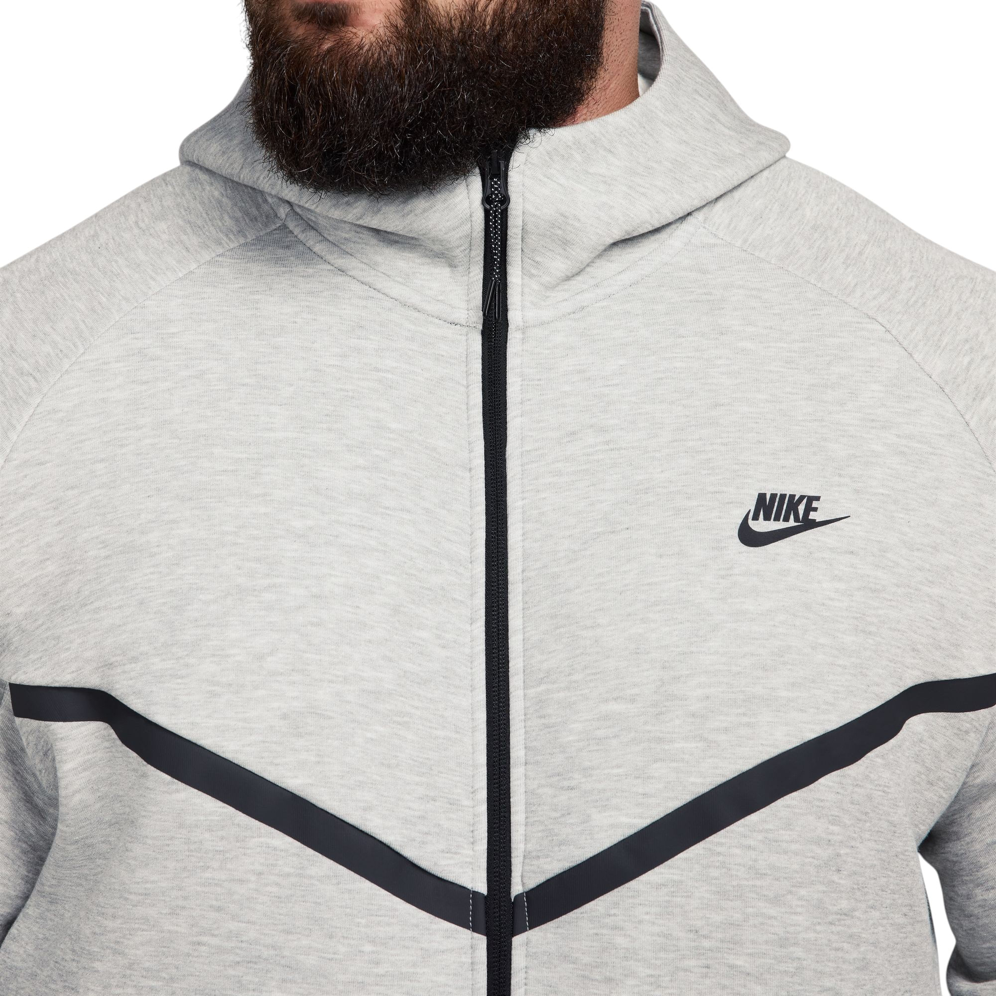 Nike-Sportswear-Tech-Fleece-Windrunner-Hoodie---Men-s-Dark-Grey-Heather---Black