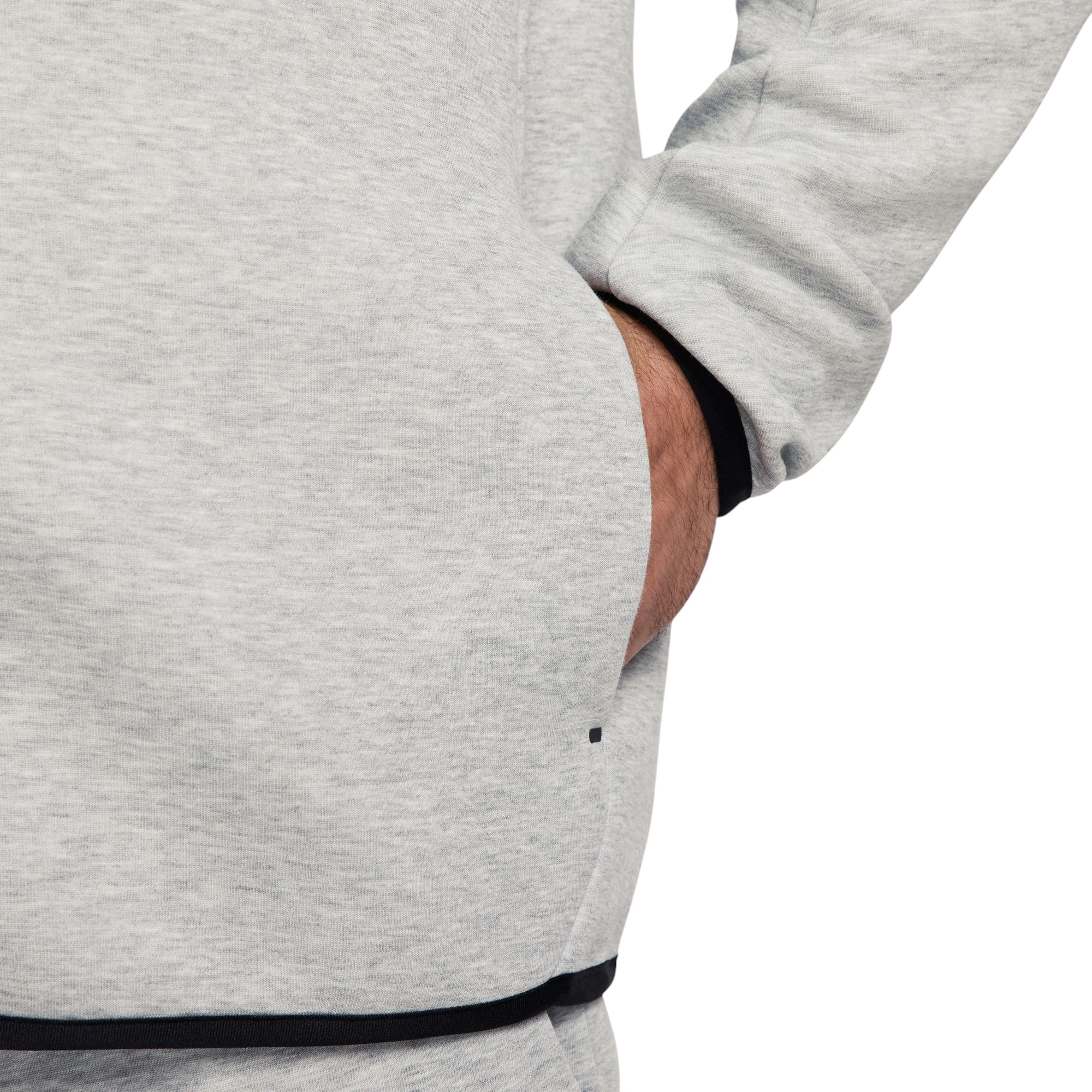 Nike-Sportswear-Tech-Fleece-Windrunner-Hoodie---Men-s-Dark-Grey-Heather---Black