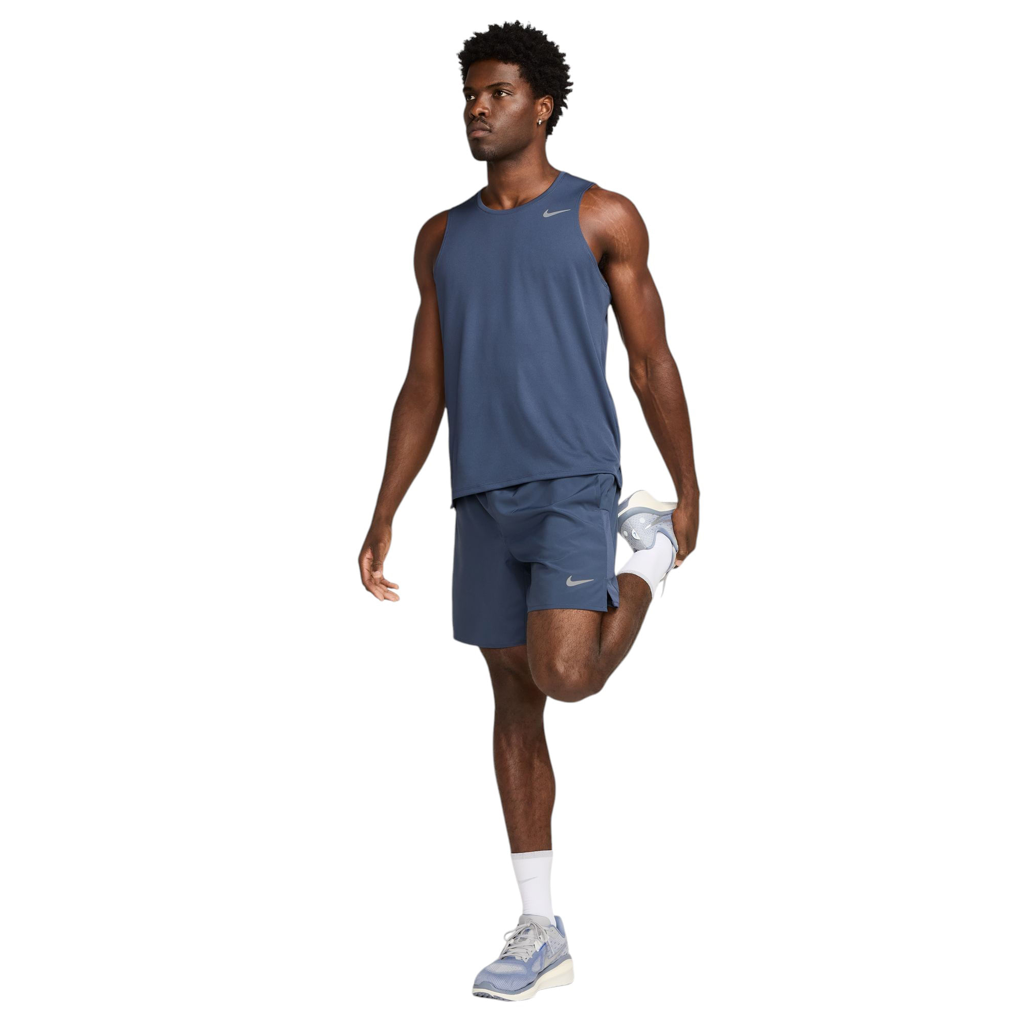 Nike-Dri-FIT-Miler-Running-Tank---Men-s-Thunder-Blue---Reflective-Silv