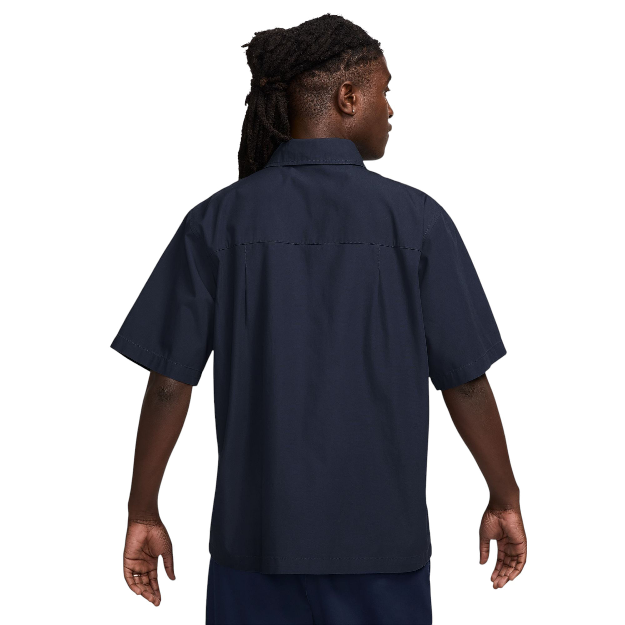 NIKE-C-M-NK-CLUB-SS-BTN-SHIRT-WSH-Obsidian---Obsidian