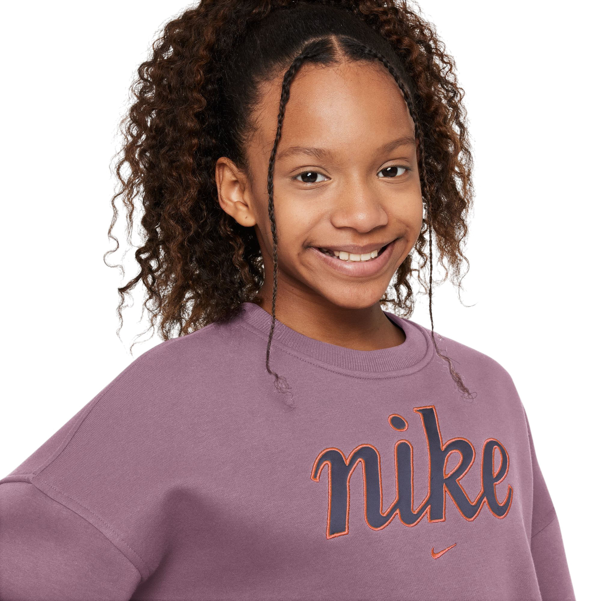 Nike Sportswear Club Fleece Boxy Crew-Neck Sweatshirt