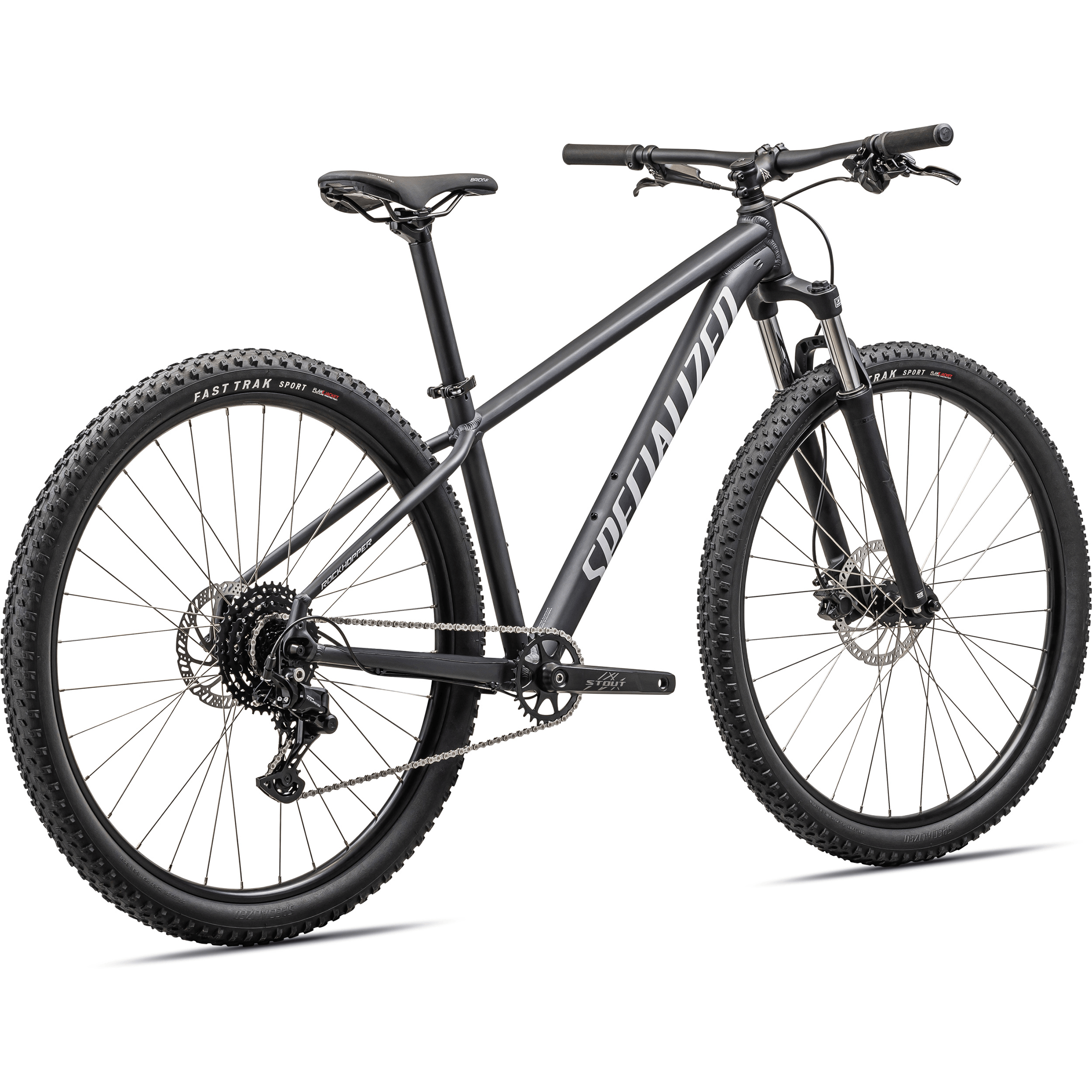 Specialized-Rockhopper-Sport-Bike---2025-Satin-Black-Liquid-Metal---White