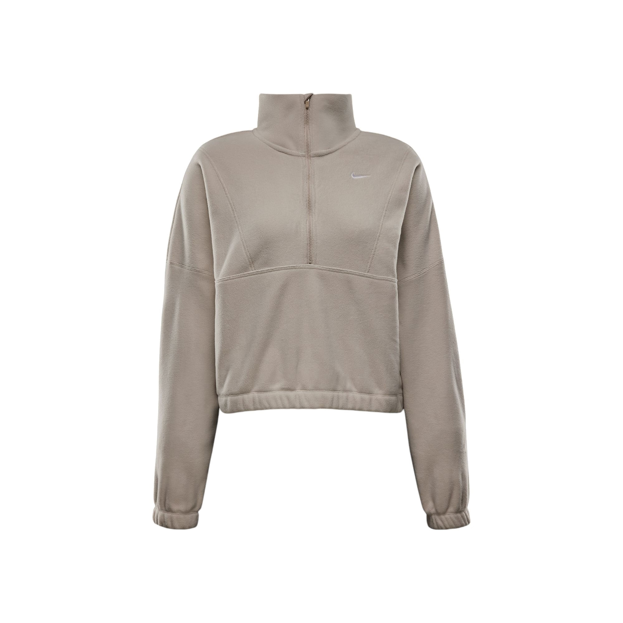 Nike-One-Therma-FIT-1-2-Zip-Fleece-Top---Women-s-Lt-Orewood-Brn---White