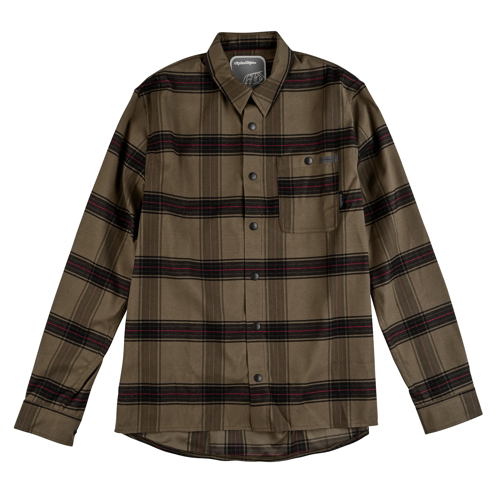 Troy-Lee-Designs-Grind-Flannel-Shirt---Men-s-Dark-Pine