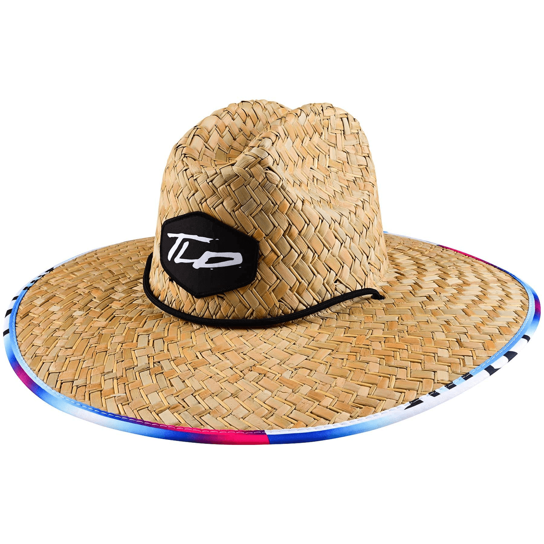 Troy-Lee-Designs-Lucid-Straw-Hat-White---Black