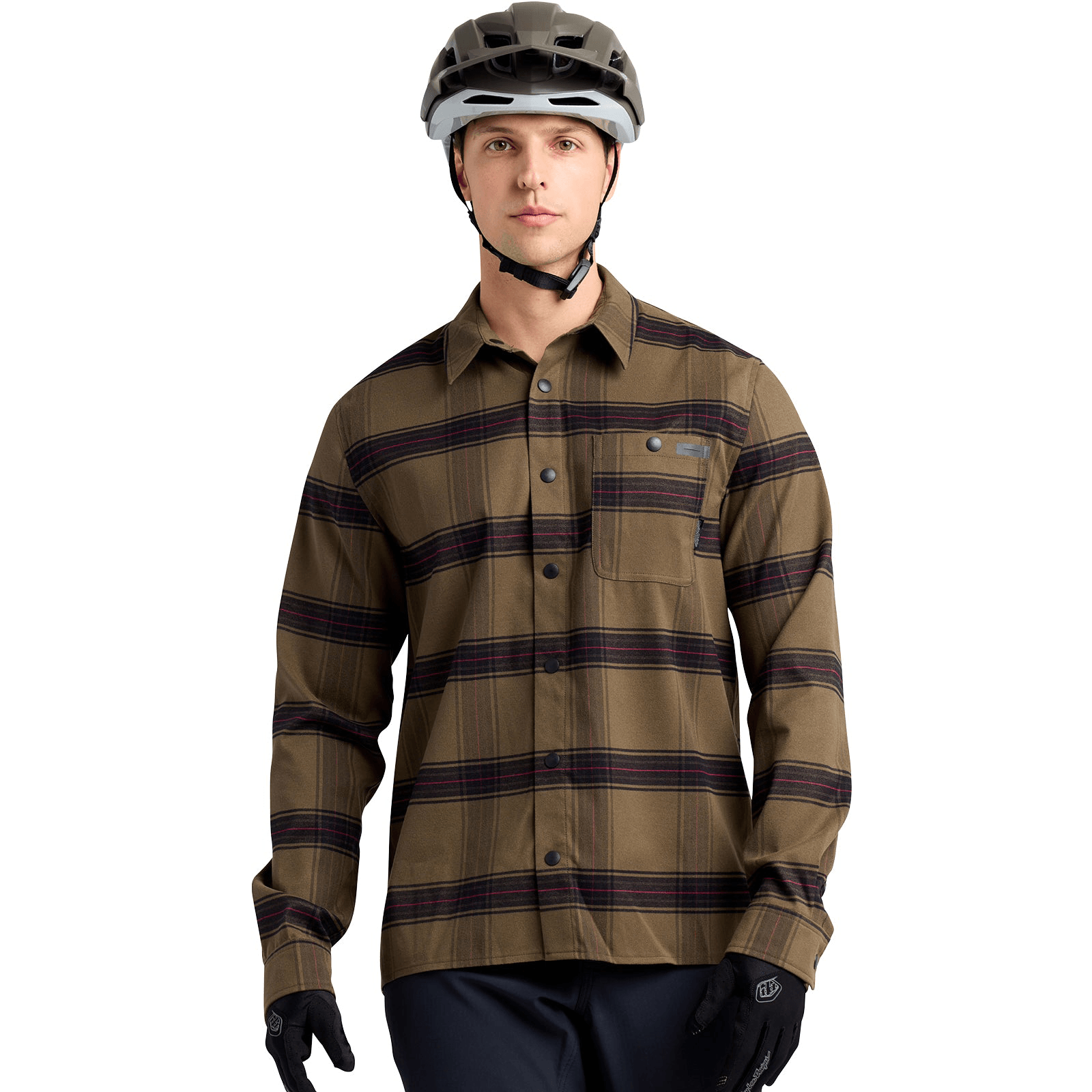 Troy-Lee-Designs-Grind-Flannel-Shirt---Men-s-Dark-Pine