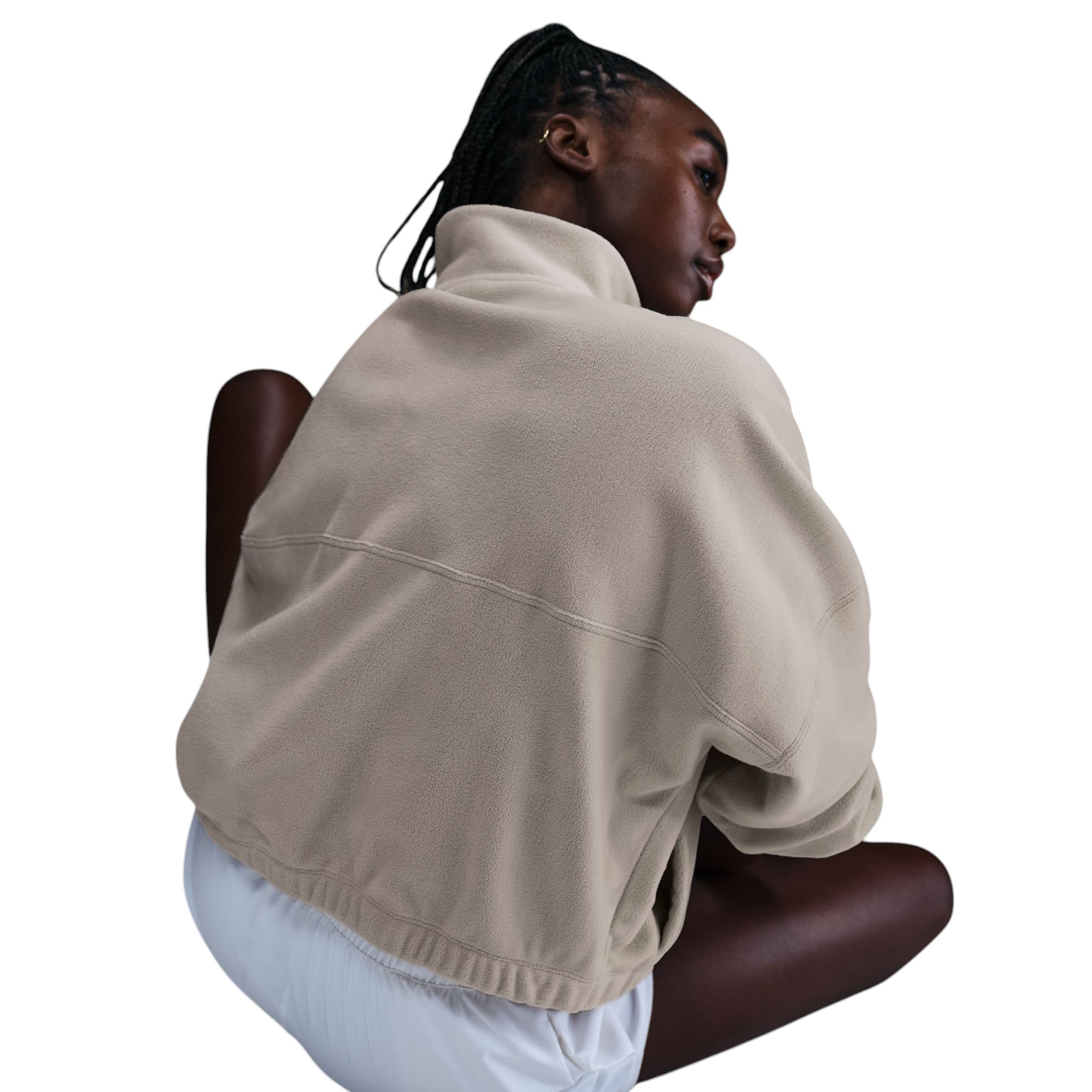 Nike-One-Therma-FIT-1-2-Zip-Fleece-Top---Women-s-Lt-Orewood-Brn---White