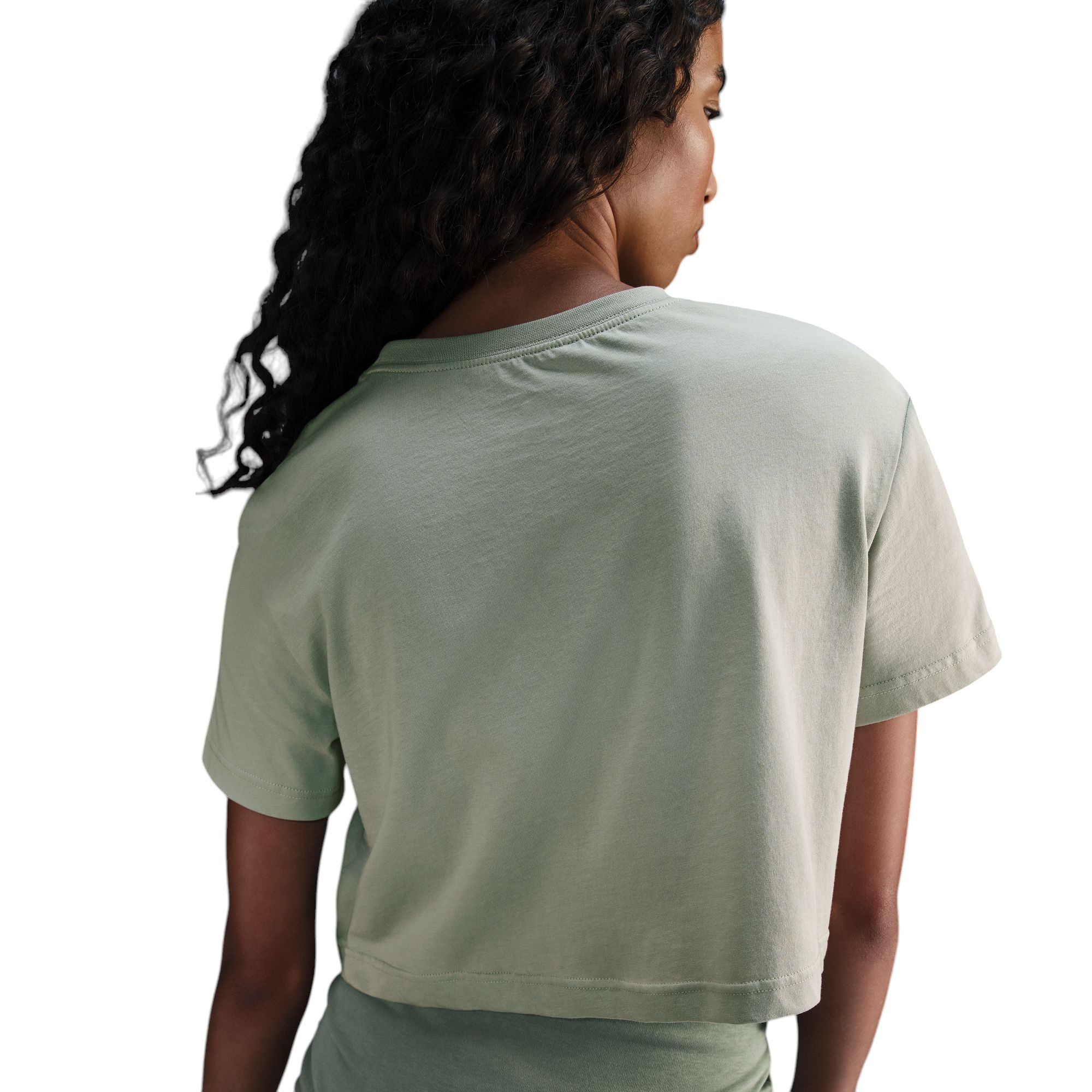 Nike Sportswear Essential Cropped Logo T-Shirt - Women's