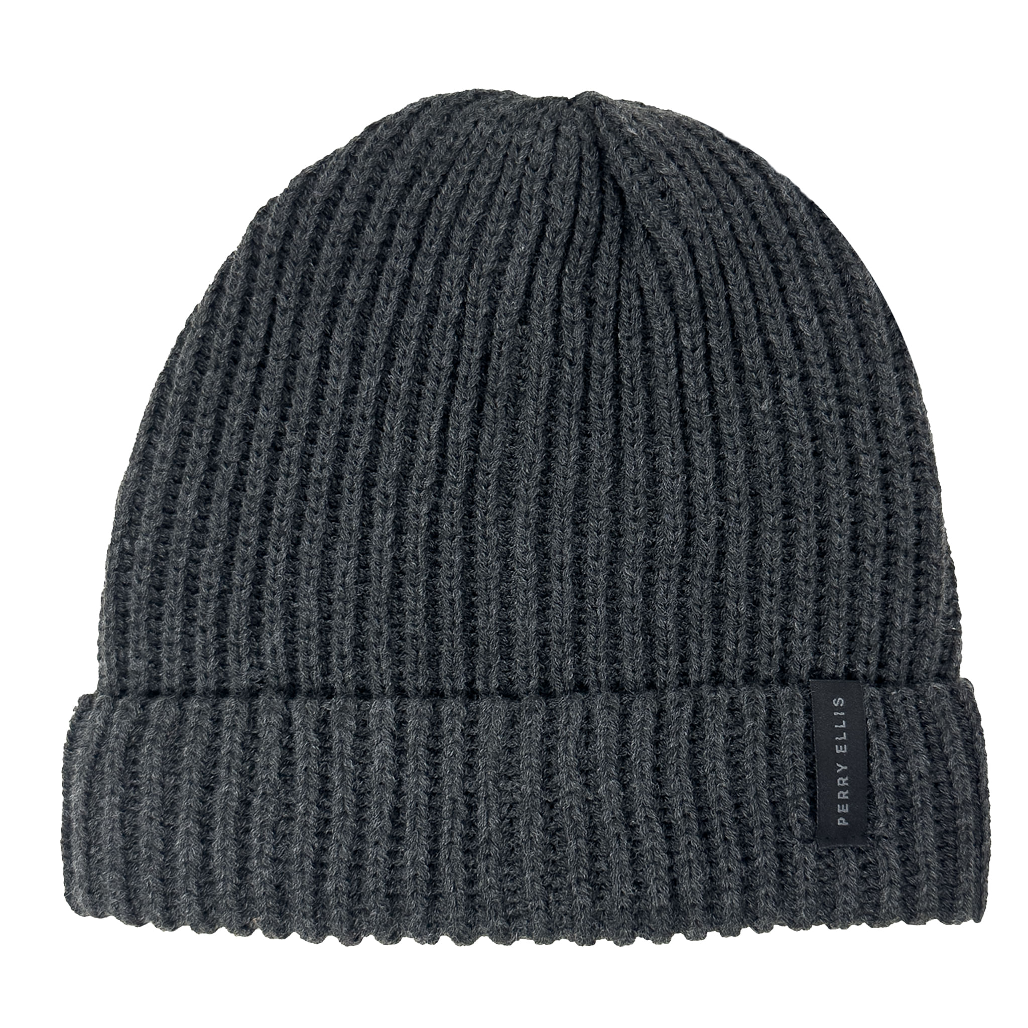 Perry-Ellis-Winter-Beanie--2-Pack--Charcoal---Black