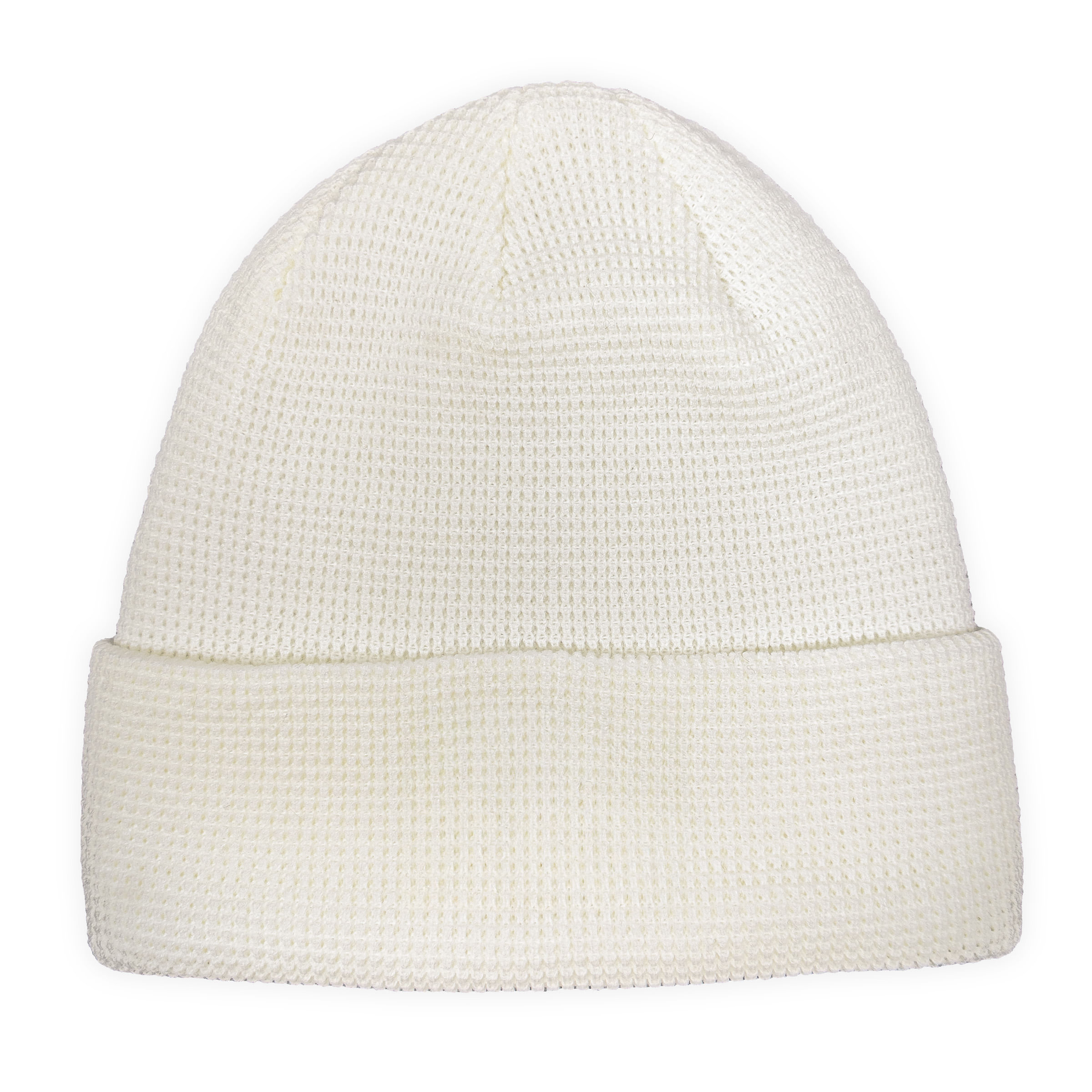 LIFEGO-W-WAFFLE-CUFF-BEANIE-White