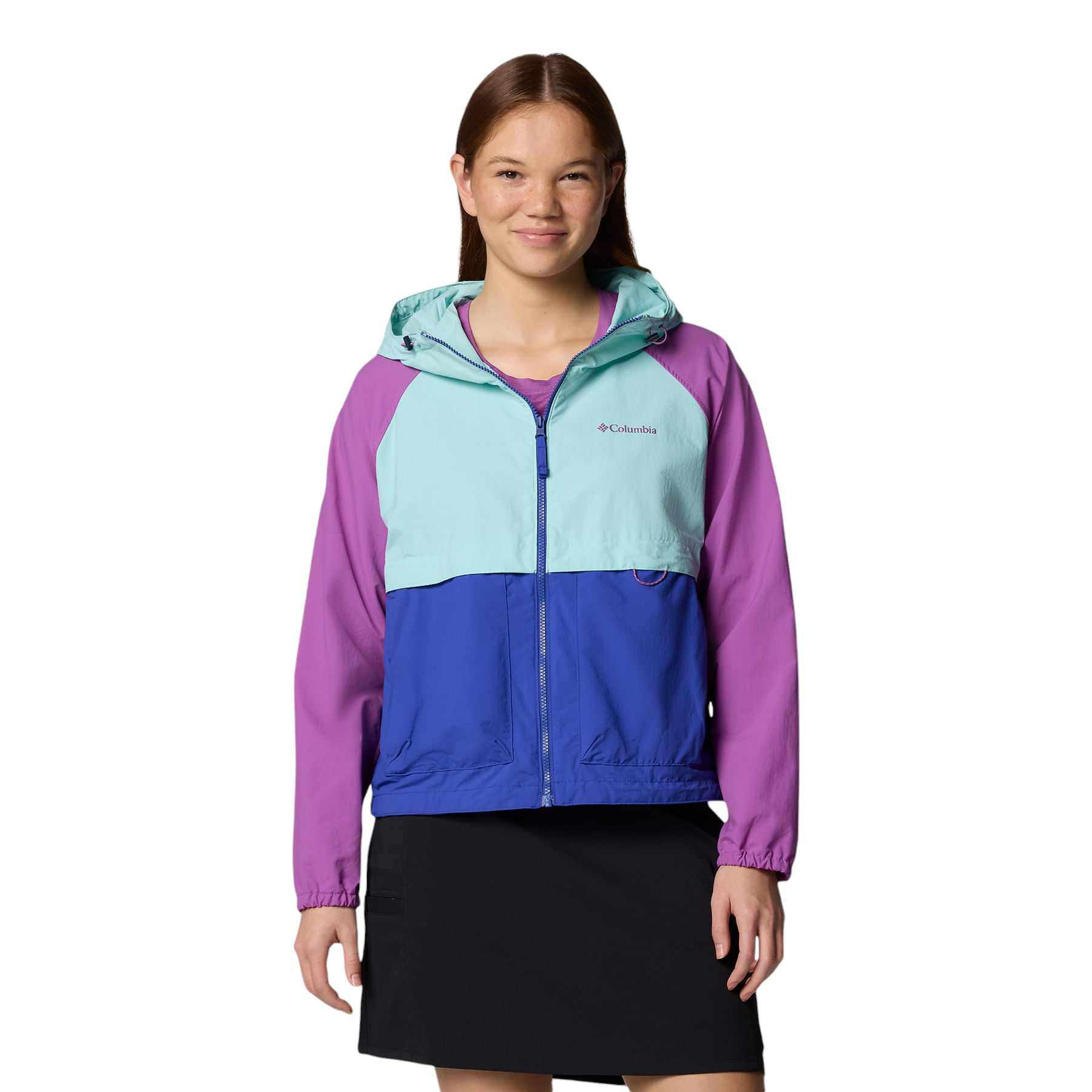 Columbia-Spire-Valley-Windbreaker---Women-s-Clematis-Blue---Spray---Razzle