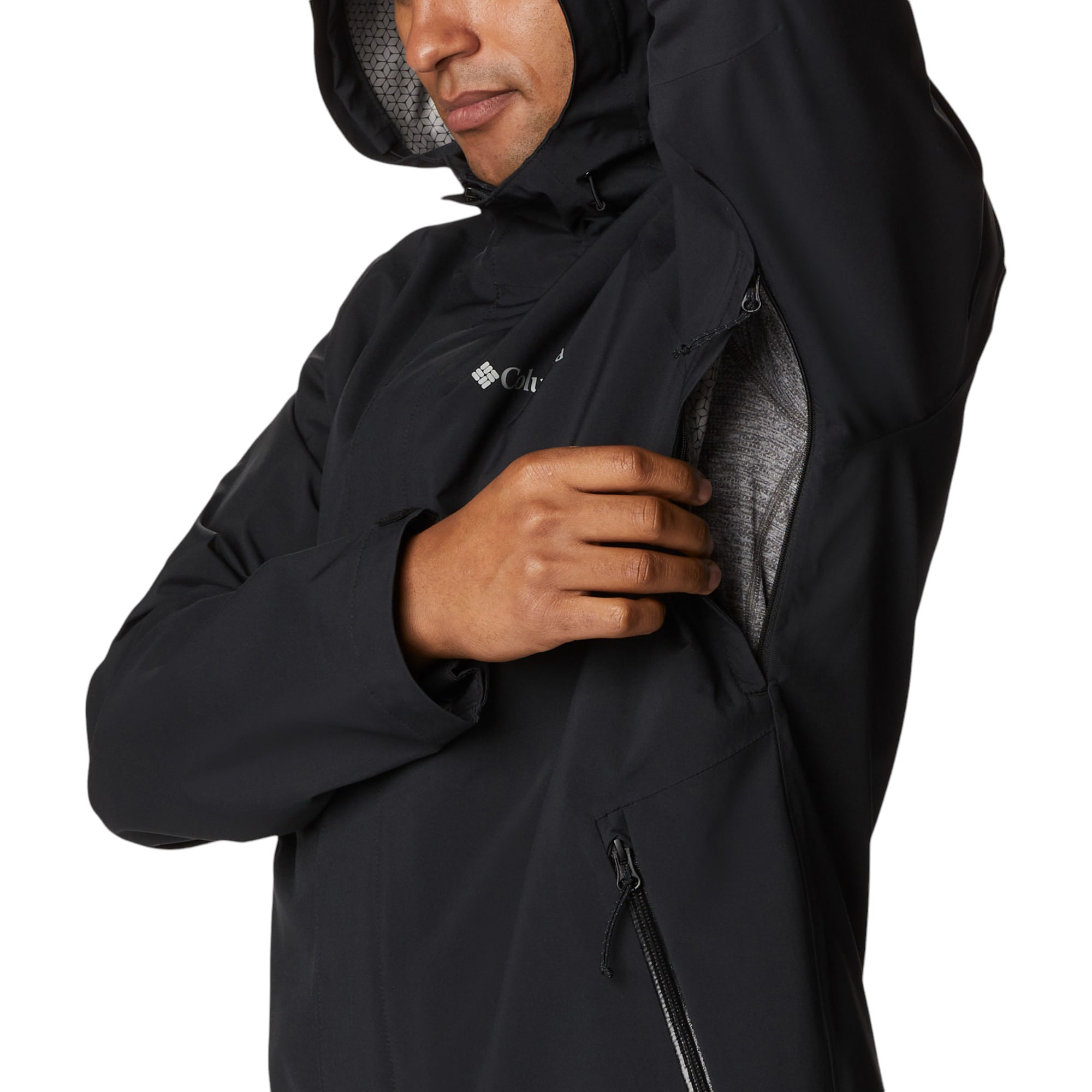 Columbia-Earth-Explorer-Ii-Rain-Shell---Men-s-Black