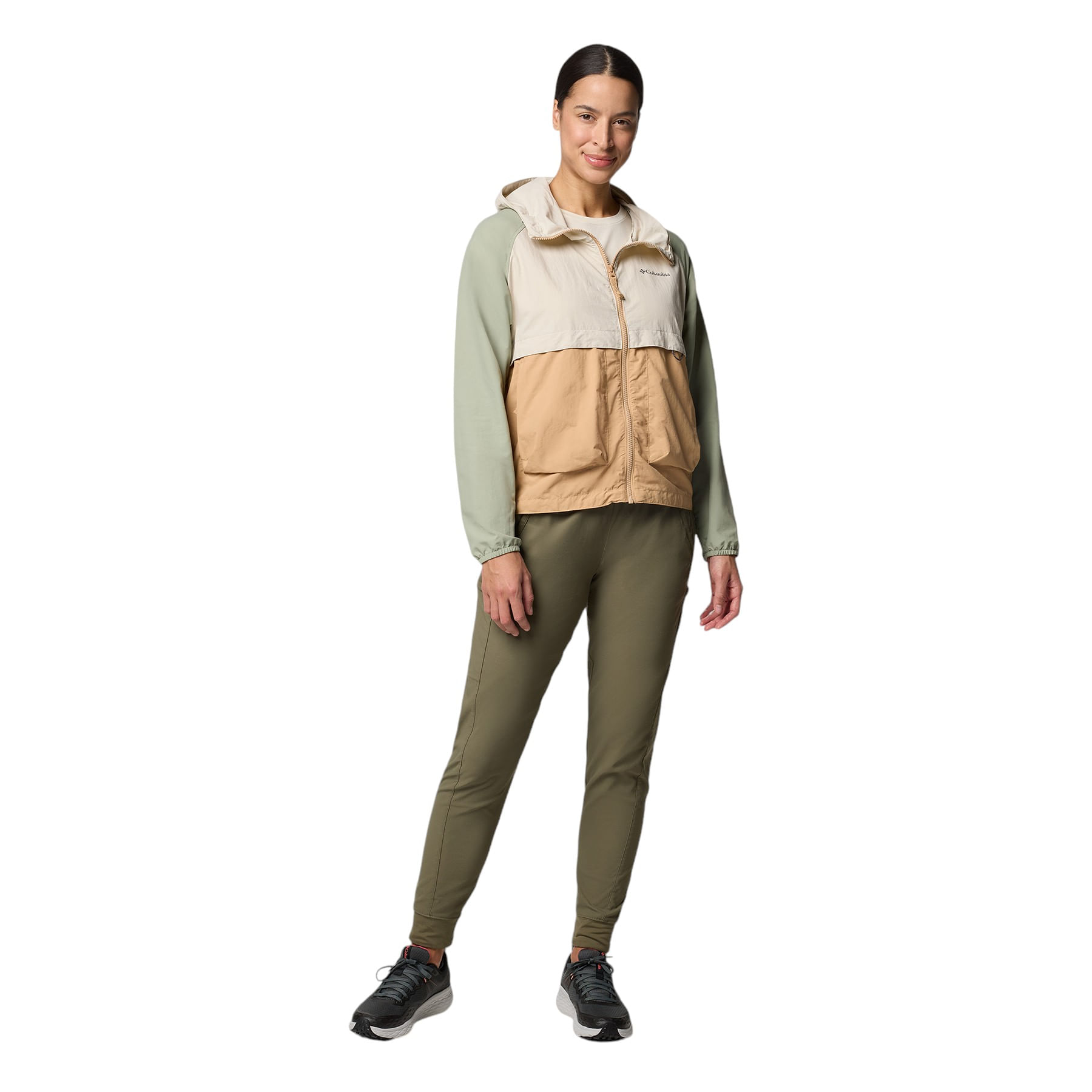 Columbia-Spire-Valley-Windbreaker---Women-s-Canoe---Dark-Stone---Safari