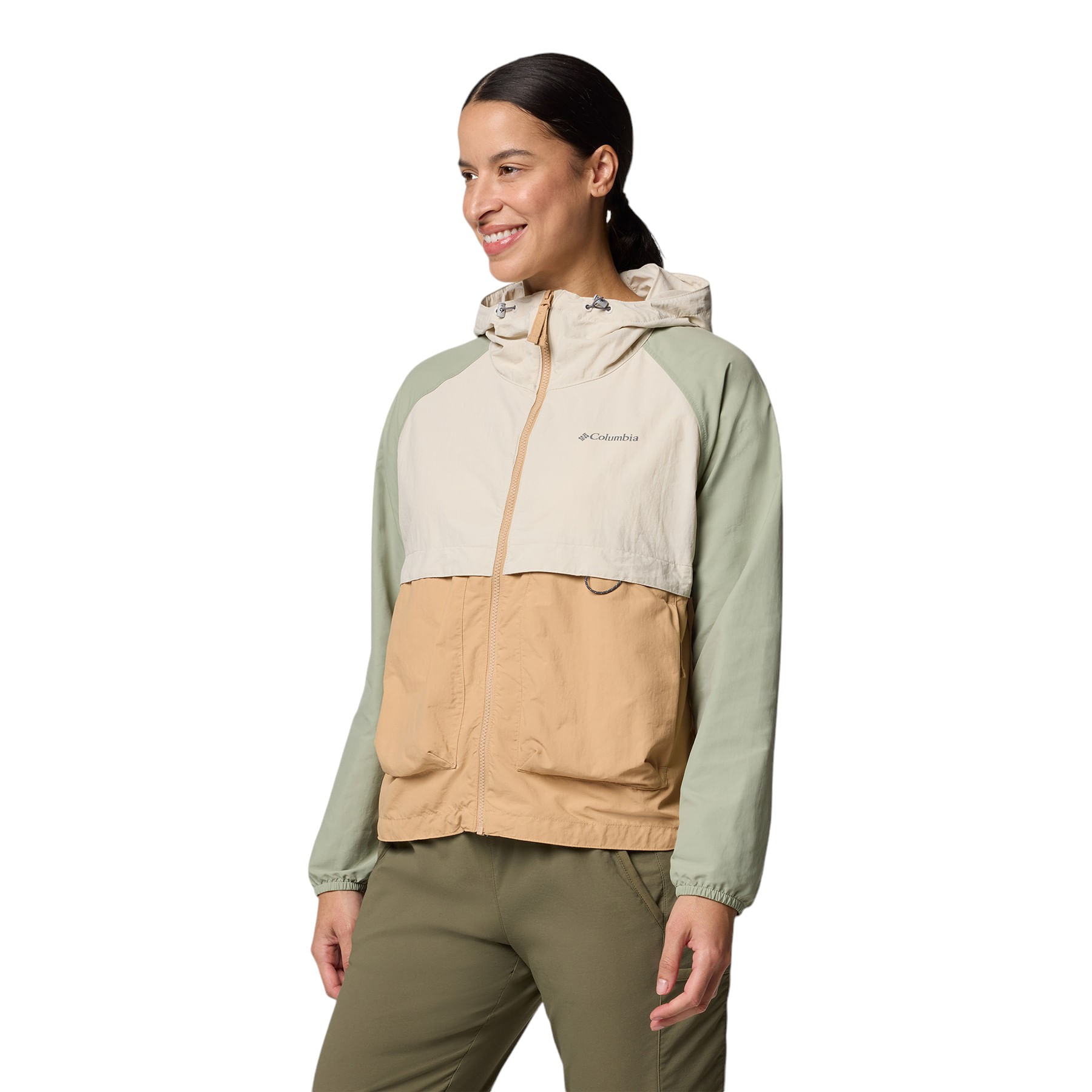 Columbia-Spire-Valley-Windbreaker---Women-s-Canoe---Dark-Stone---Safari