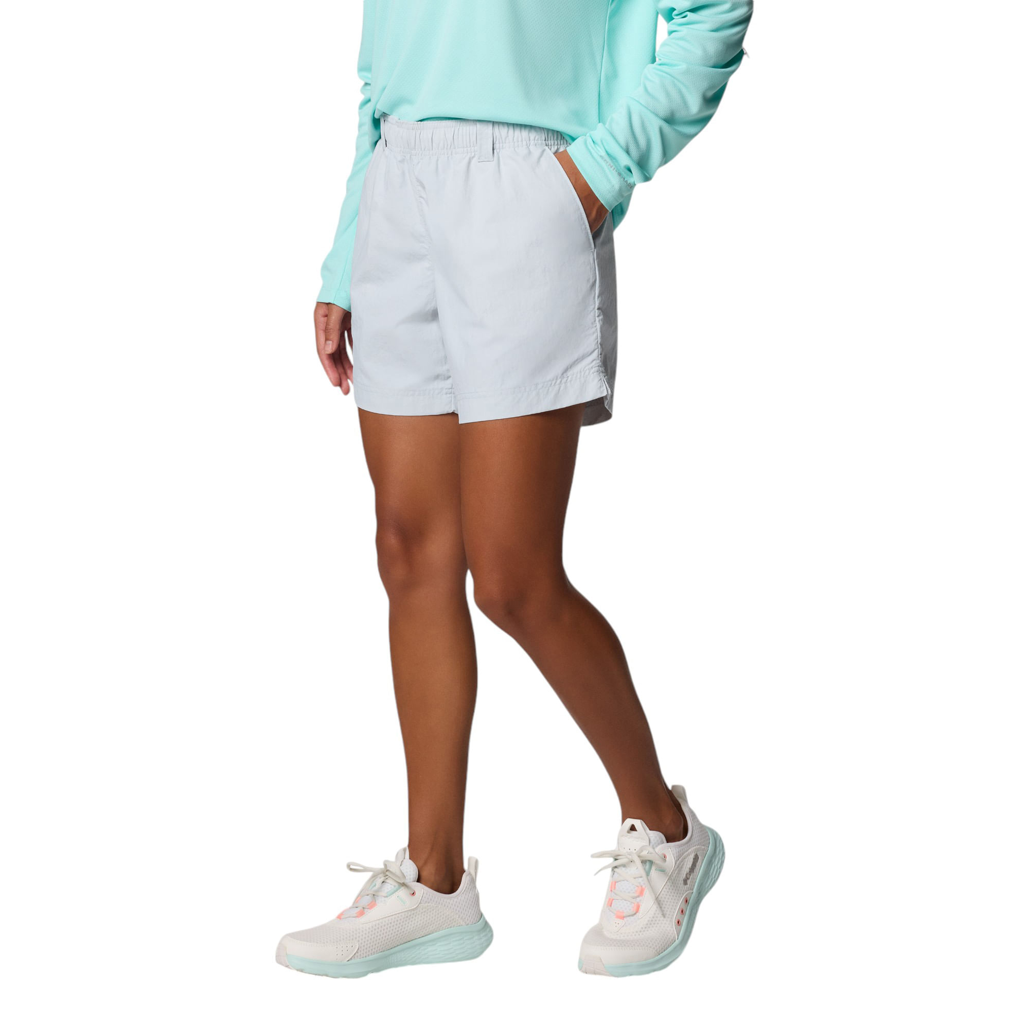 Columbia Backcast II Water Short - Women's - Cirrus Grey L 5" Inseam