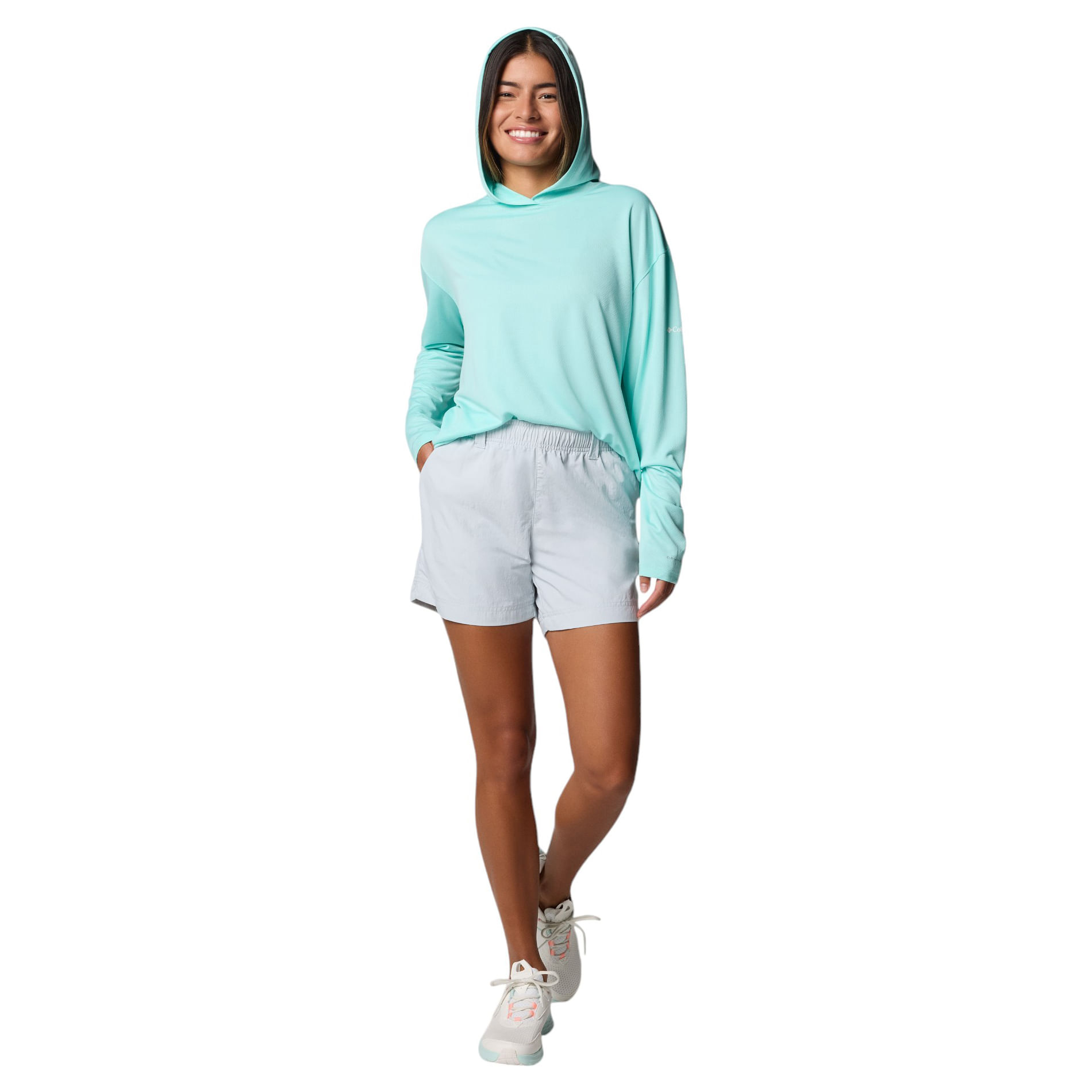 Columbia Backcast II Water Short - Women's - Cirrus Grey L 5" Inseam
