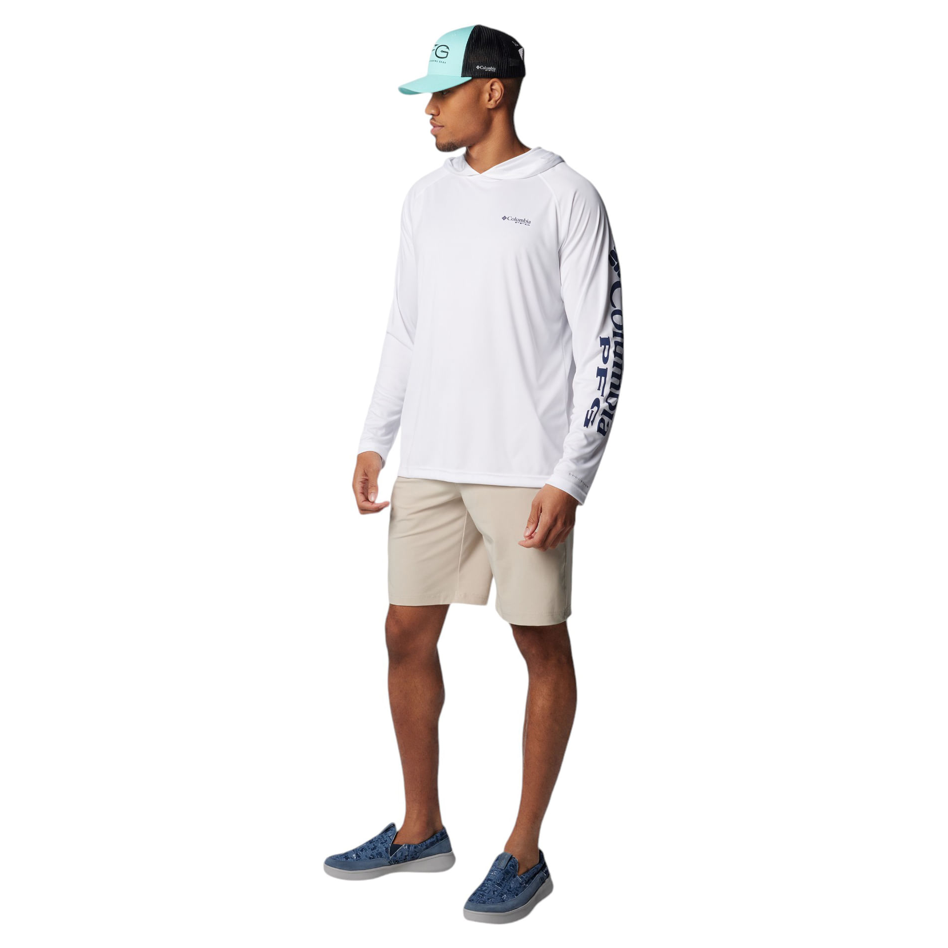 Columbia-PFG-Terminal-Tackle-Hoodie---Men-s-White---Nightshade-Logo