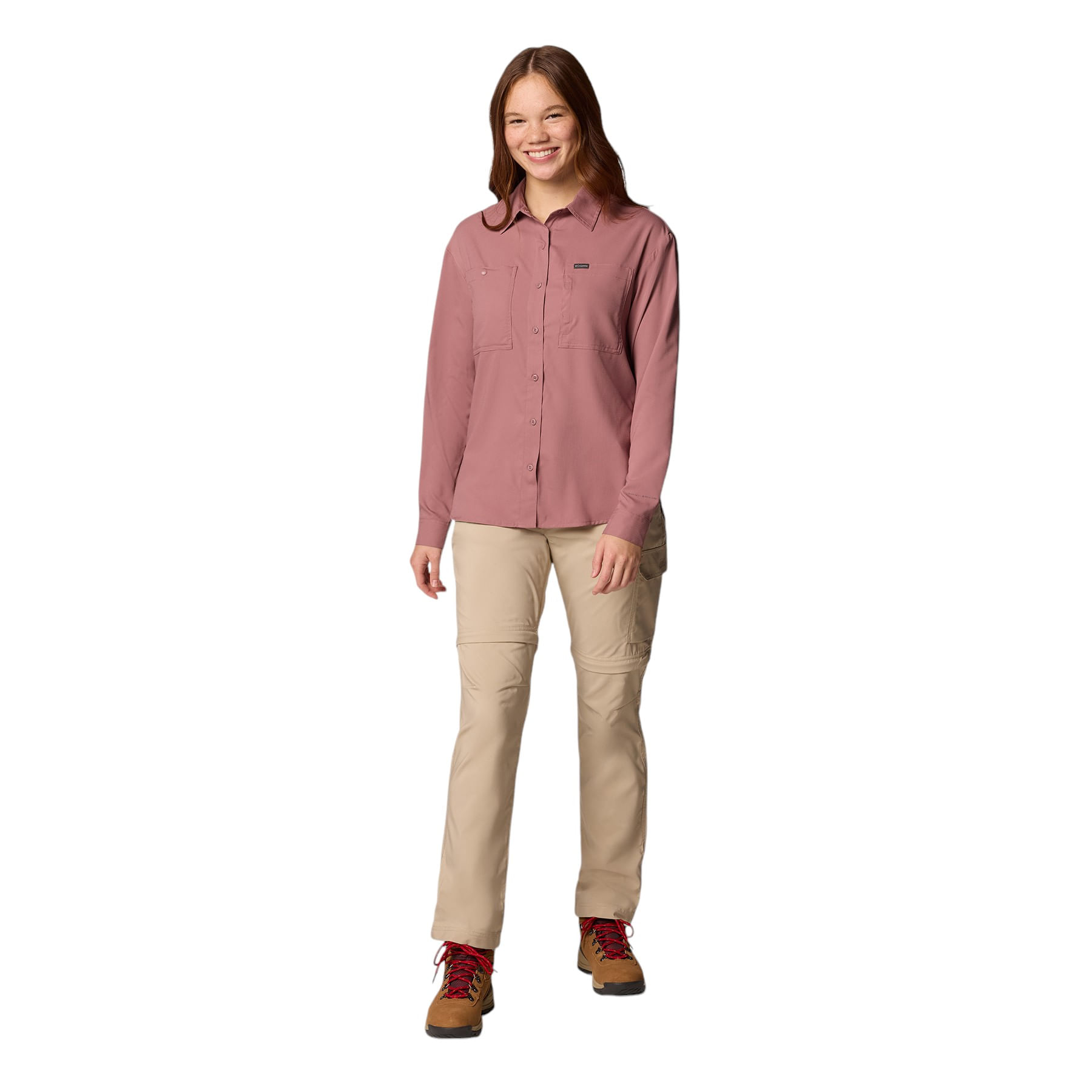 Columbia-Silver-Ridge-Utility-Ls-Shirt---Women-s-Fig