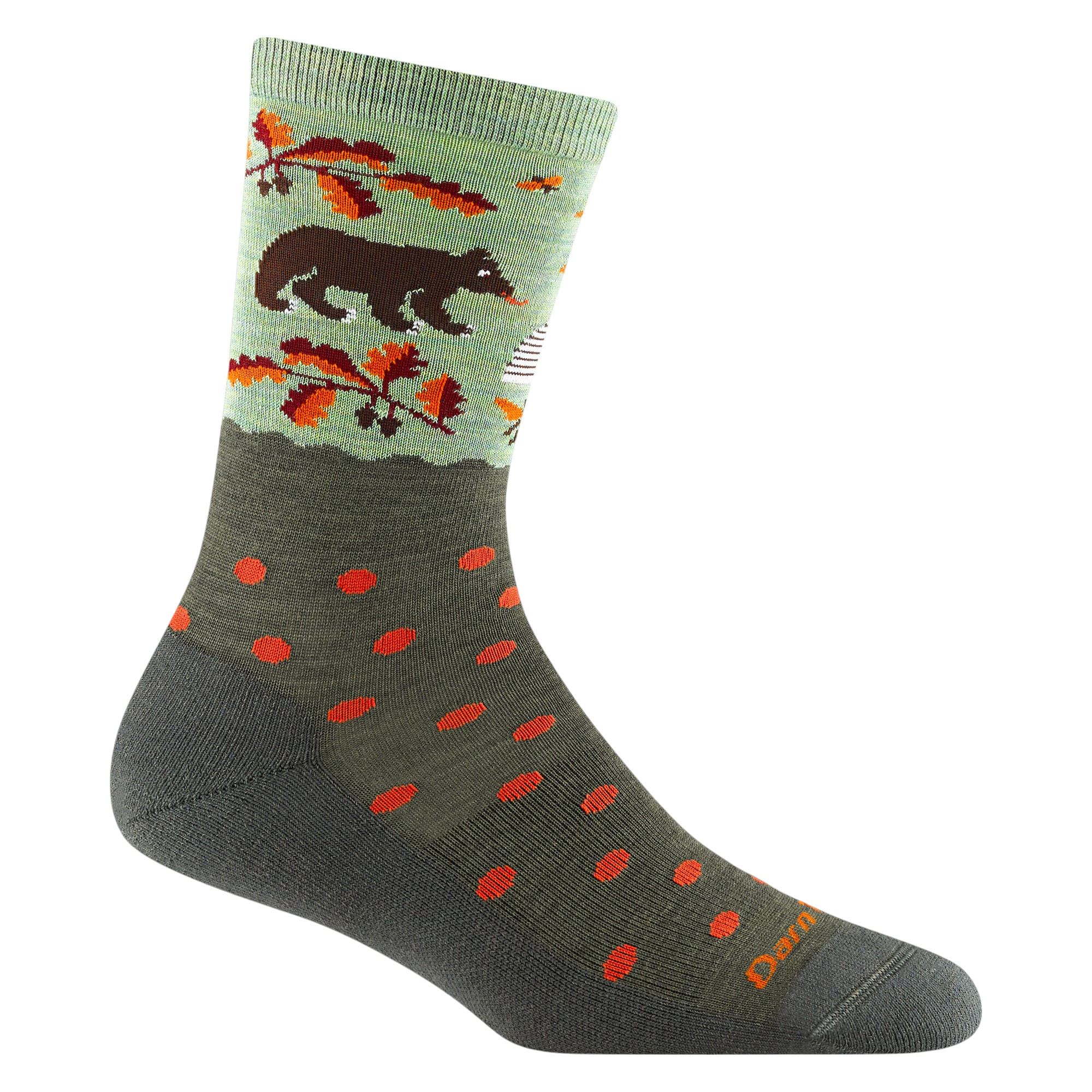 Darn-Tough-Wild-Life-Crew-Lightweight-Lifestyle-Sock---Women-s-Forest