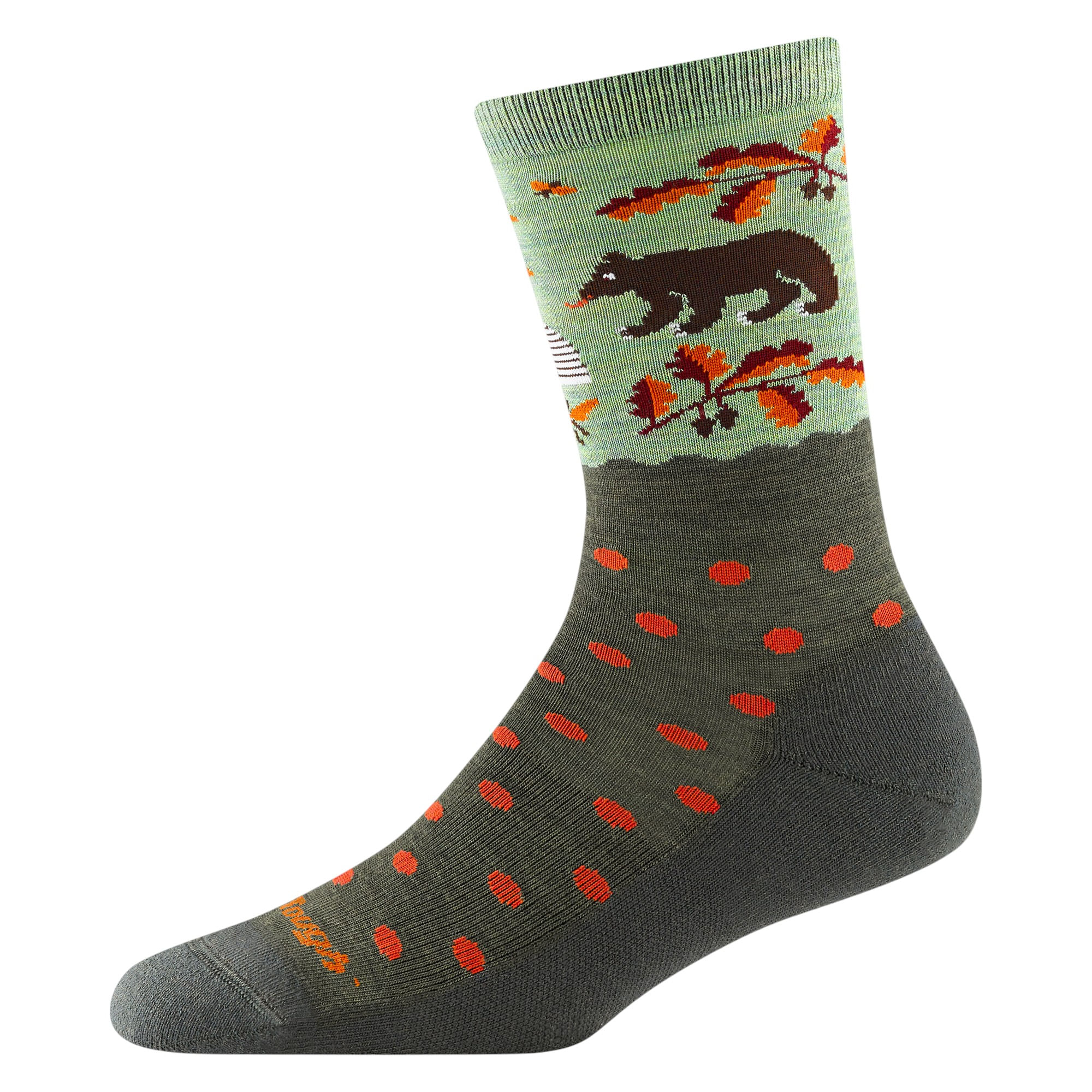 Darn-Tough-Wild-Life-Crew-Lightweight-Lifestyle-Sock---Women-s-Forest