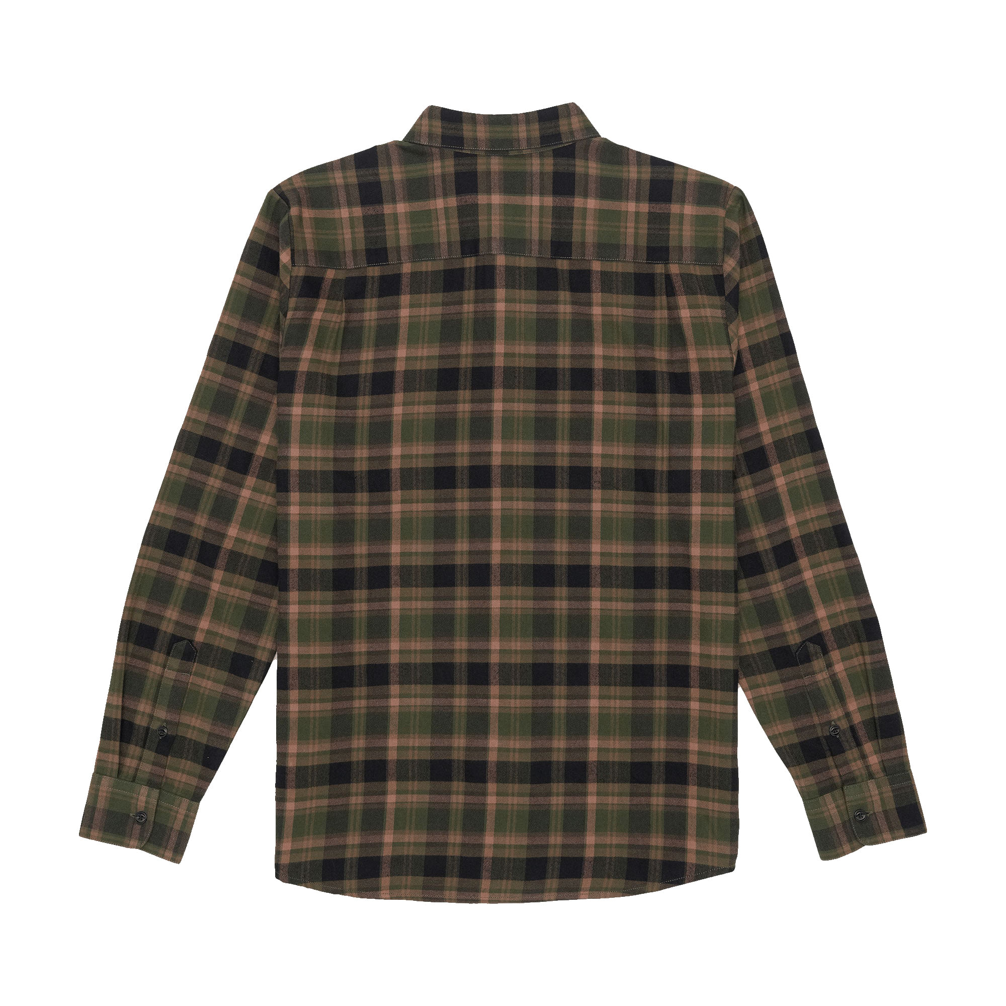 Volcom-Caden-Plaid-Long-Sleeve-Shirt---Men-s-Squadron-Green
