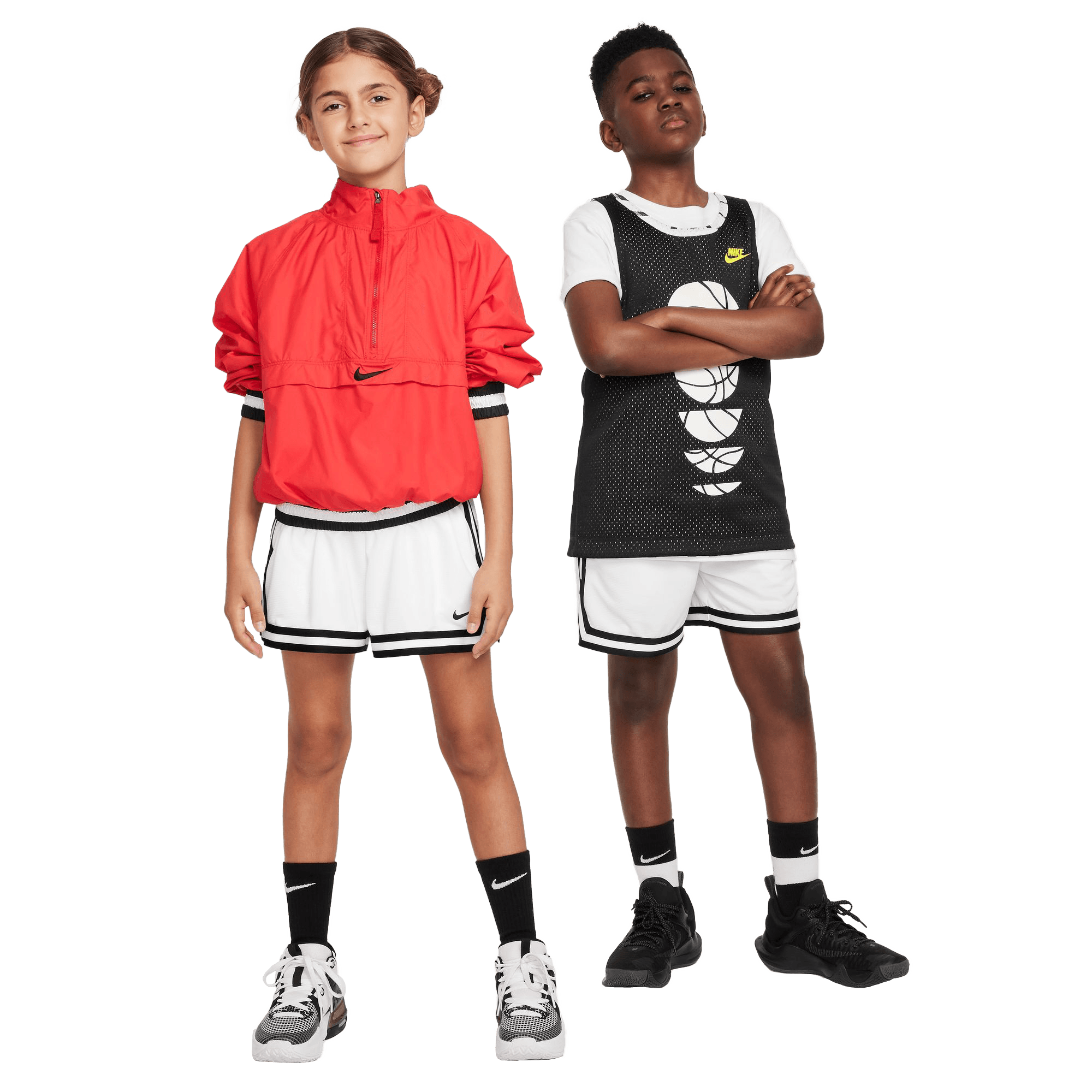 Nike-DNA-5---Basketball-Short---Youth-White---Black