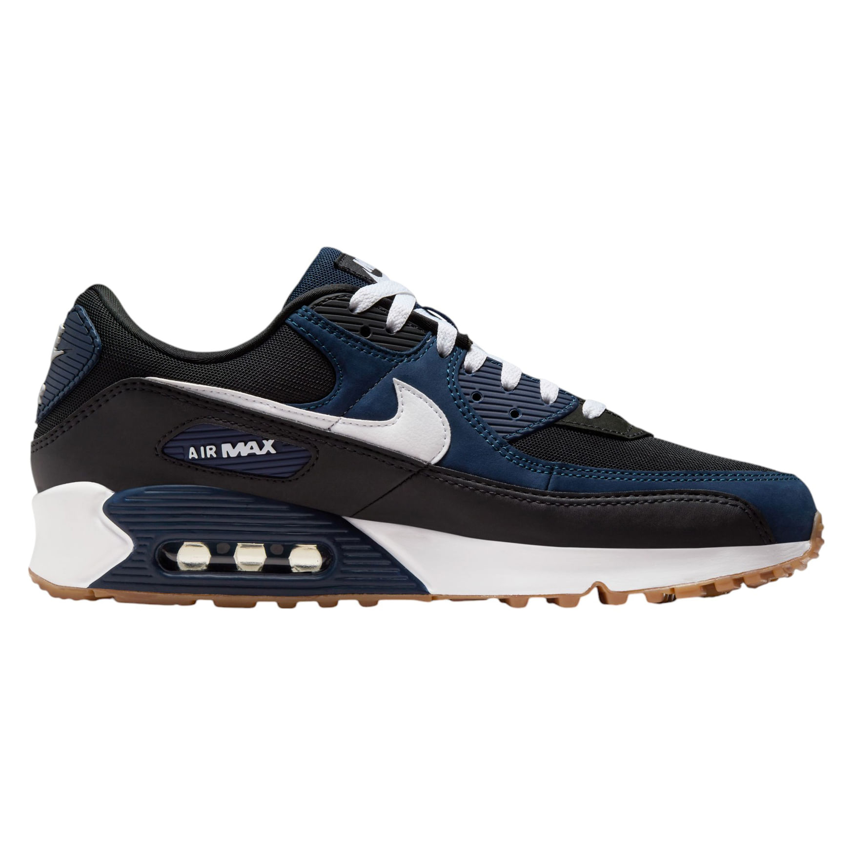 Nike-Air-Max-90-Shoe---Men-s-Midnight-Navy---White---Black---Gum-Med-Brown