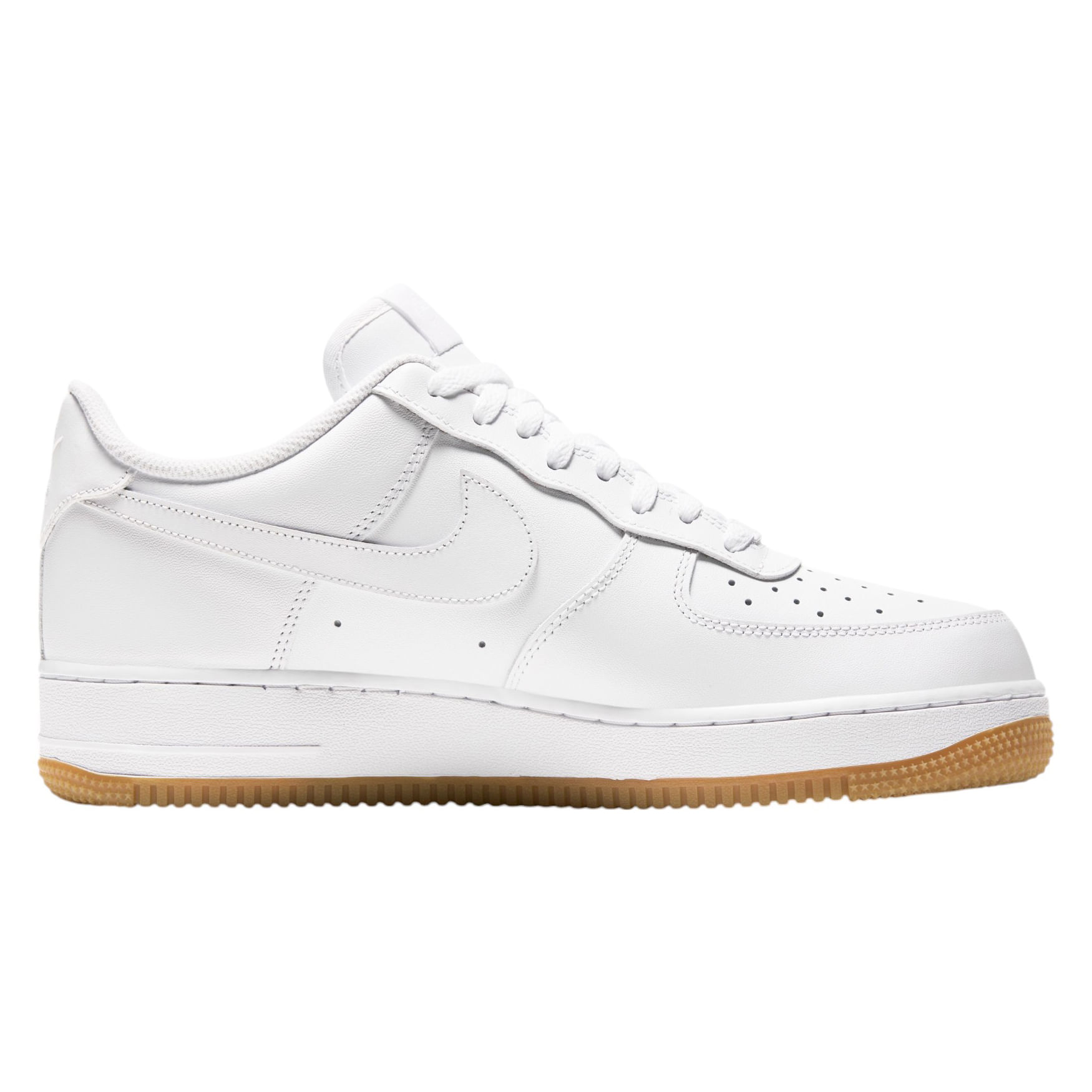Nike-Air-Force-1--07-Shoe---Men-s-White---White---Gum-Light-Brown