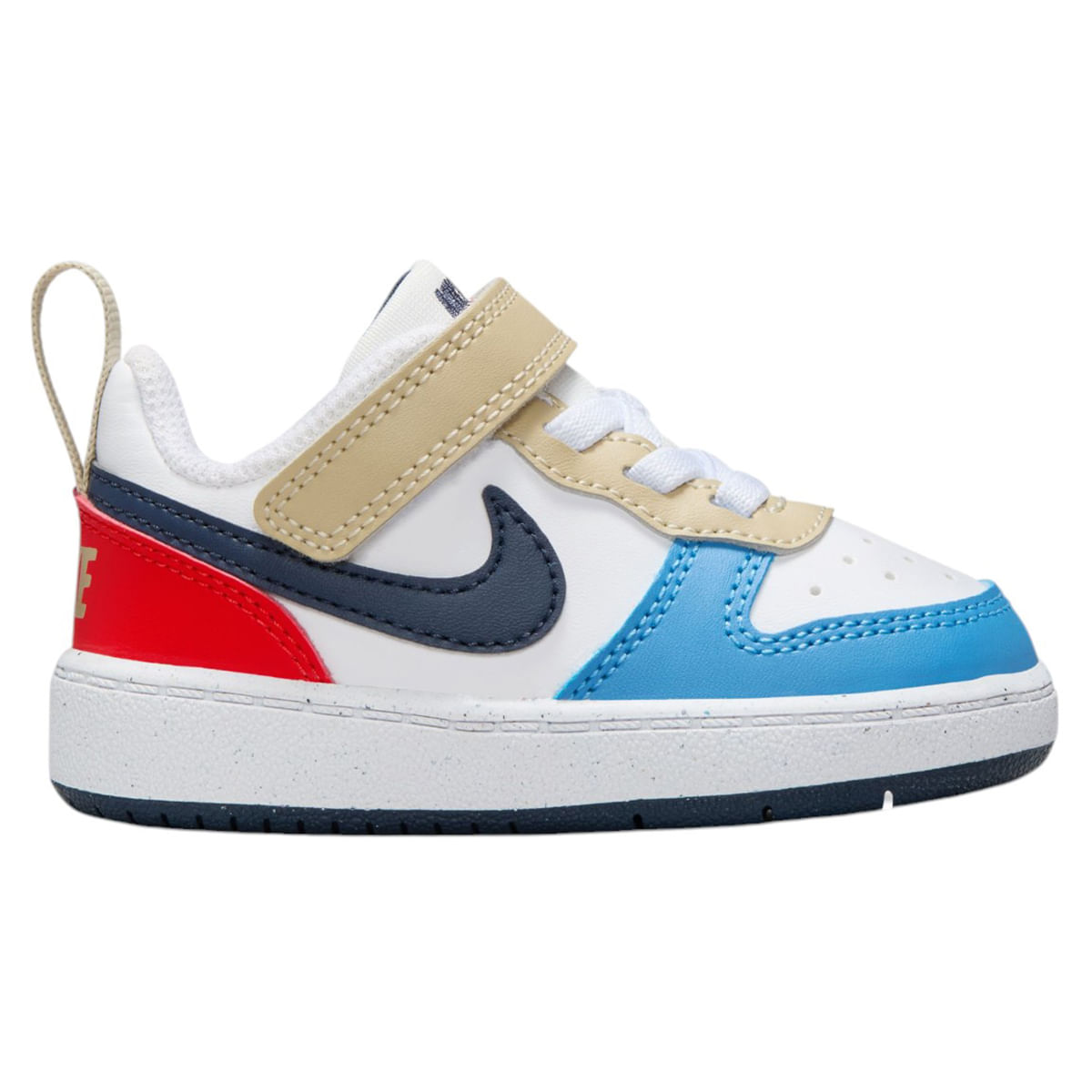 Nike-Court-Borough-Low-Recraft-Shoe---Toddler-White---Thunder-Blue---Light-Crimson